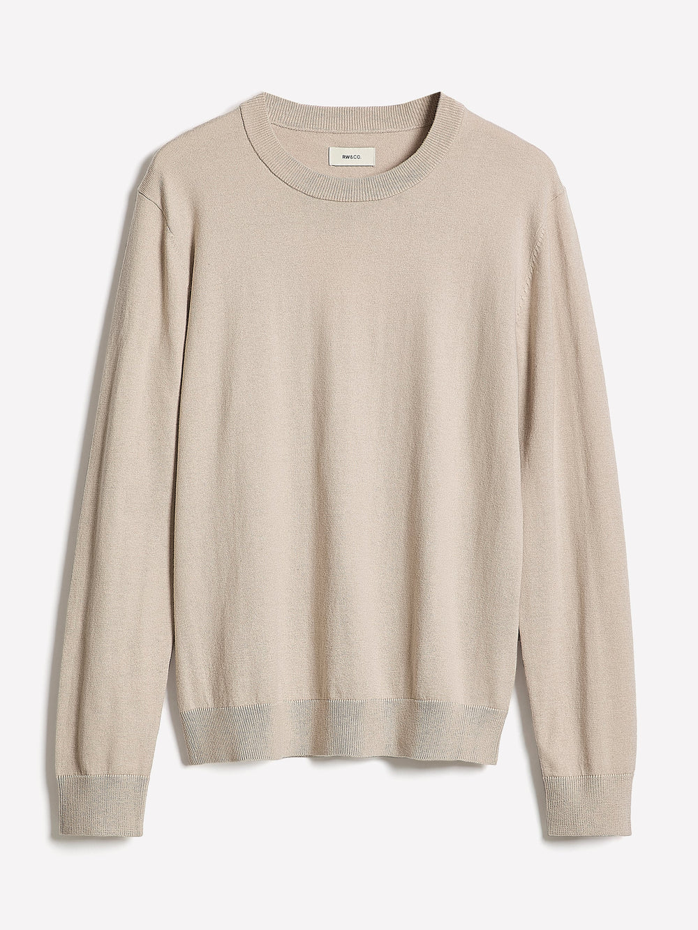 Long-Sleeve Crew-Neck Sweater rw&co Limited Time Discount