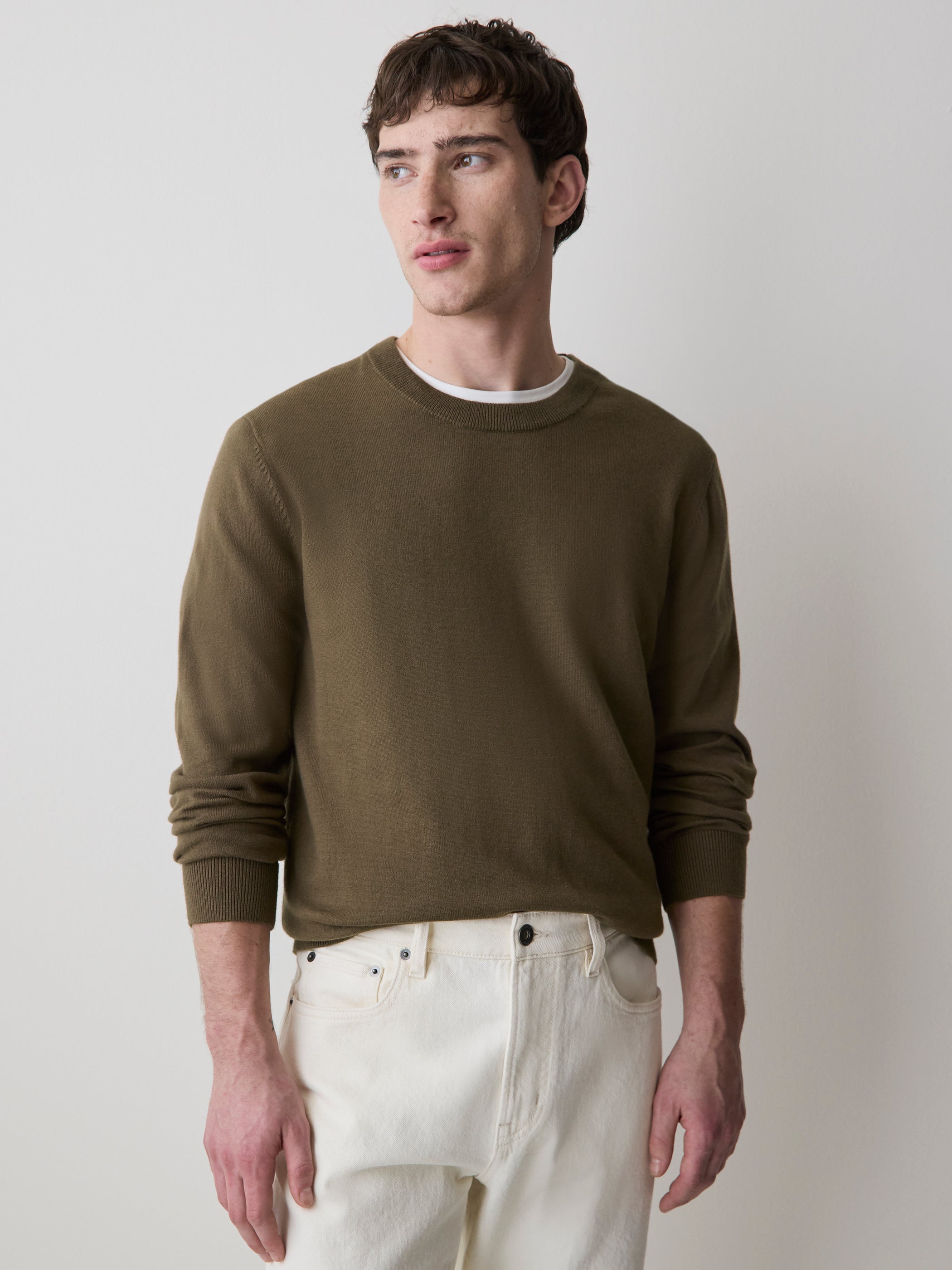 Long-Sleeve Crew-Neck Sweater rw&co Limited Time Discount
