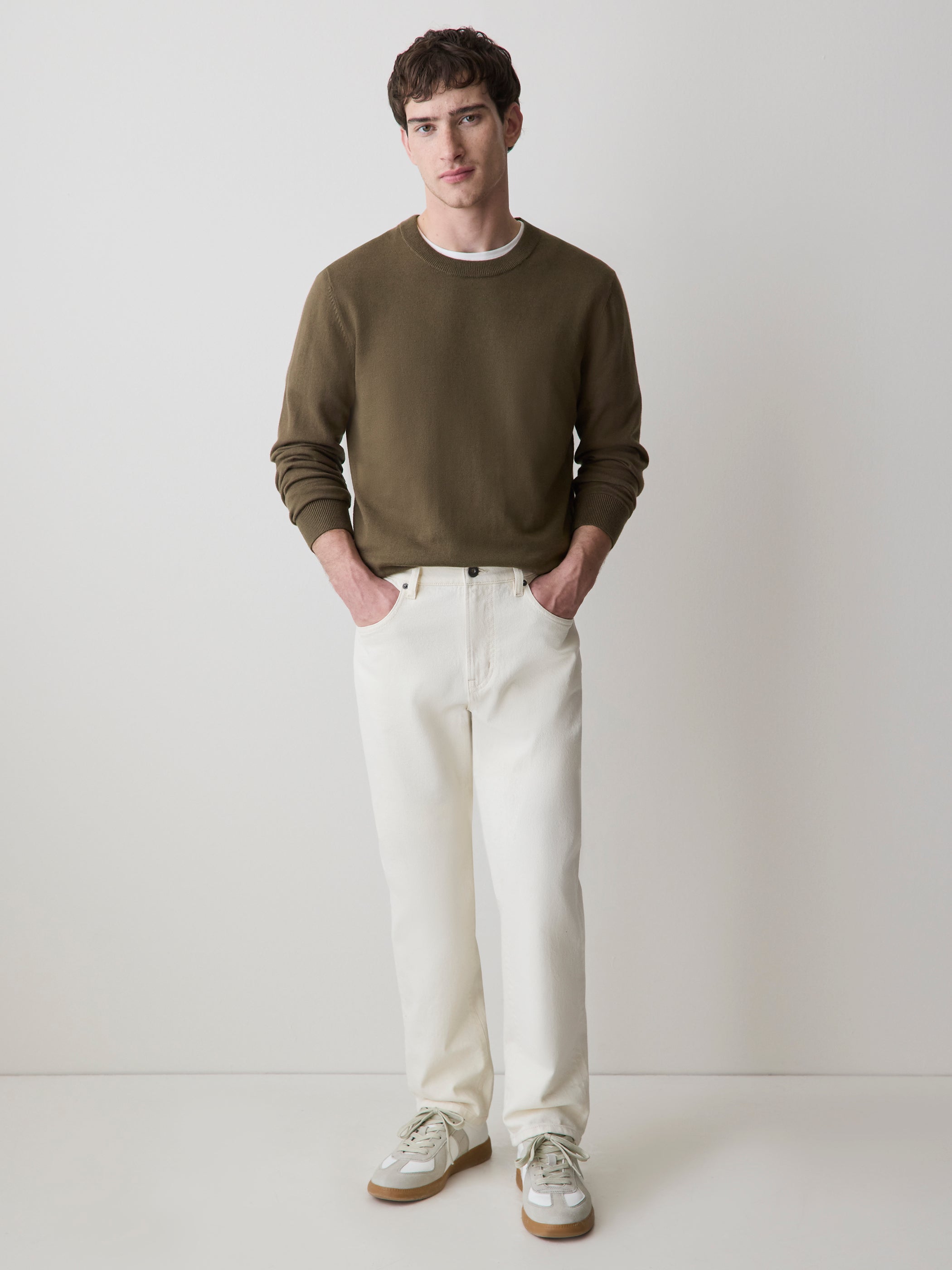 Long-Sleeve Crew-Neck Sweater rw&co Limited Time Discount