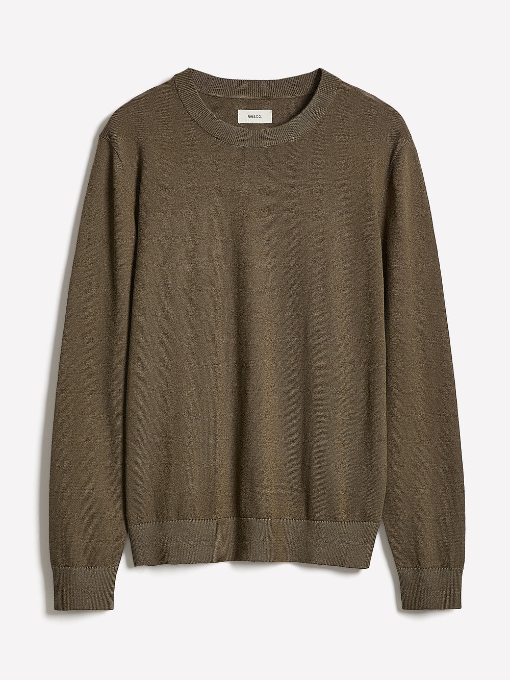 Long-Sleeve Crew-Neck Sweater rw&co Limited Time Discount