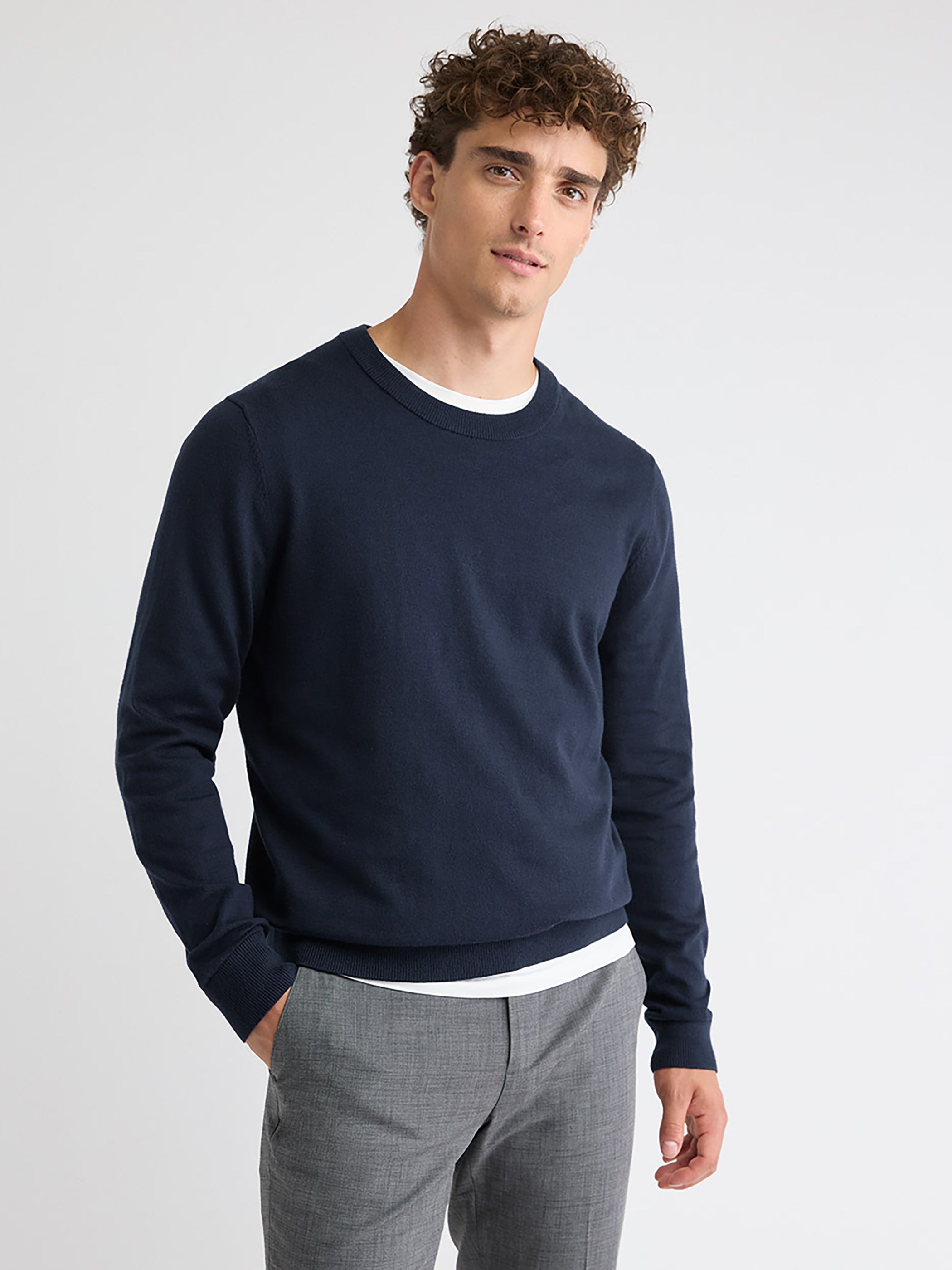 Long-Sleeve Crew-Neck Sweater rw&co Limited Time Discount