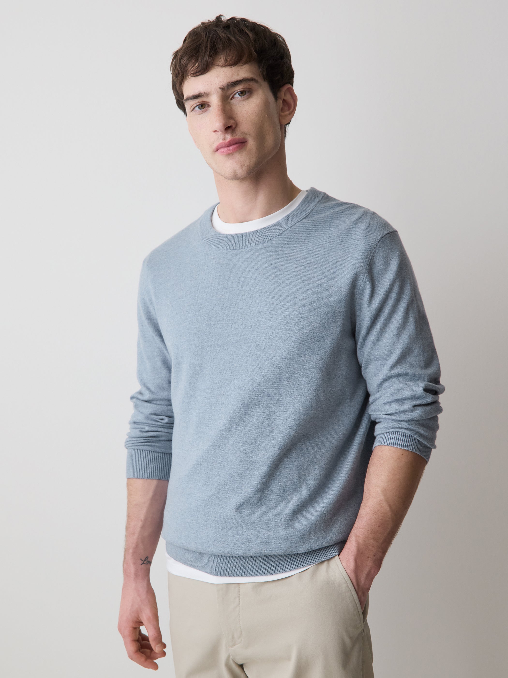 Long-Sleeve Crew-Neck Sweater rw&co Limited Time Discount