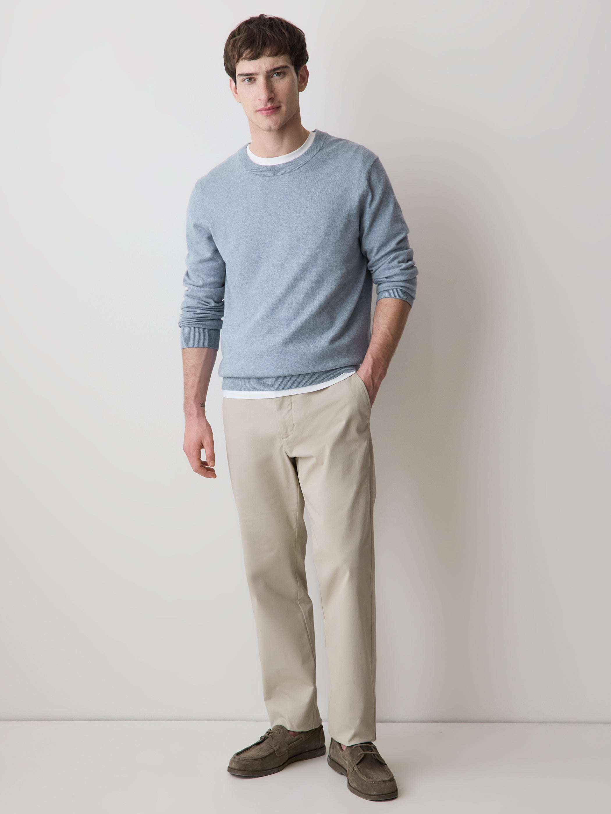 Long-Sleeve Crew-Neck Sweater rw&co Limited Time Discount