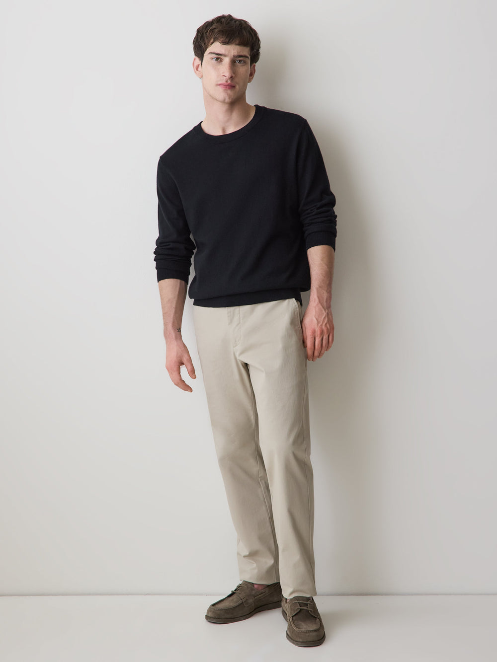 Long-Sleeve Crew-Neck Sweater rw&co Limited Time Discount