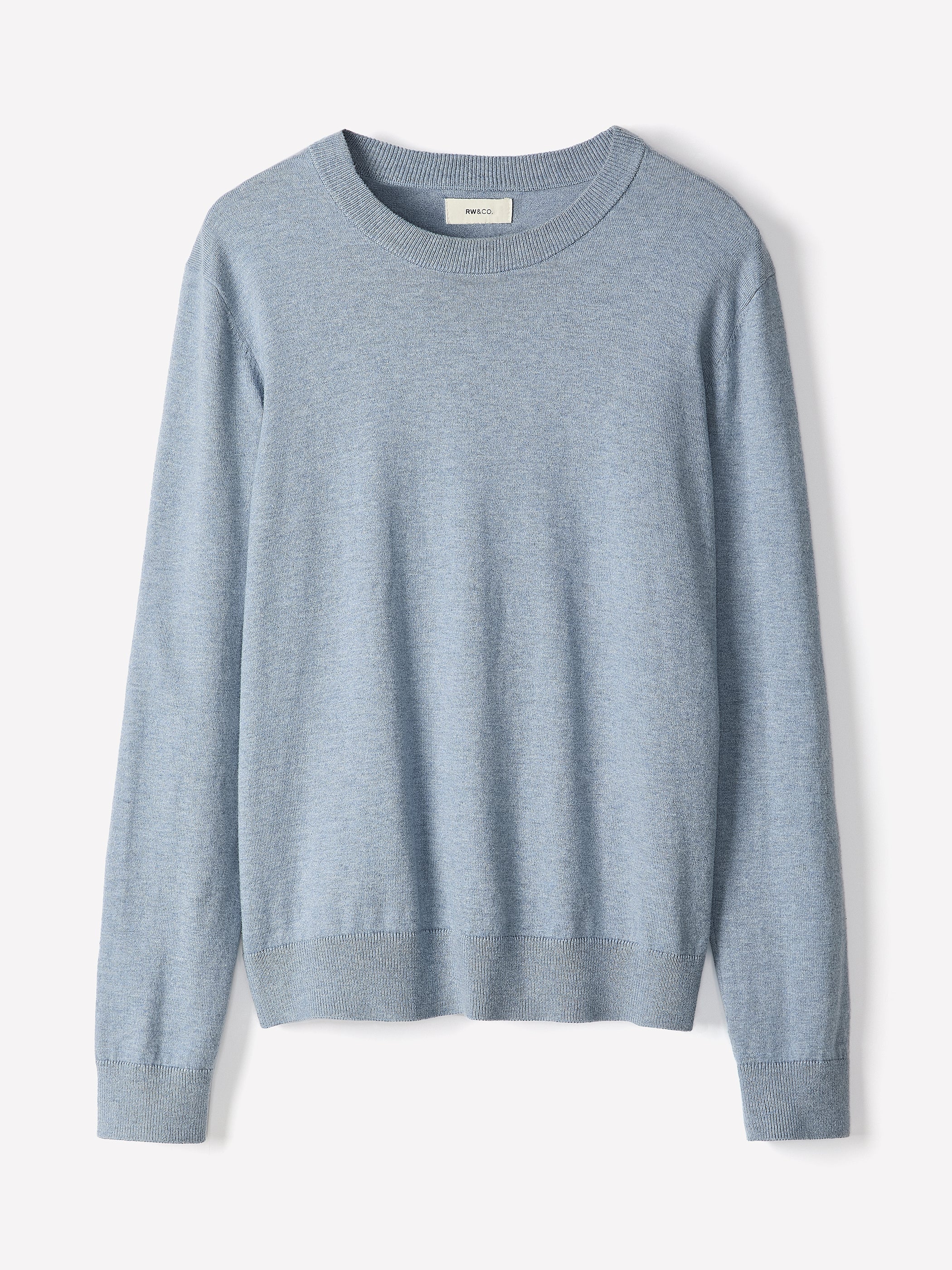 Long-Sleeve Crew-Neck Sweater rw&co Limited Time Discount