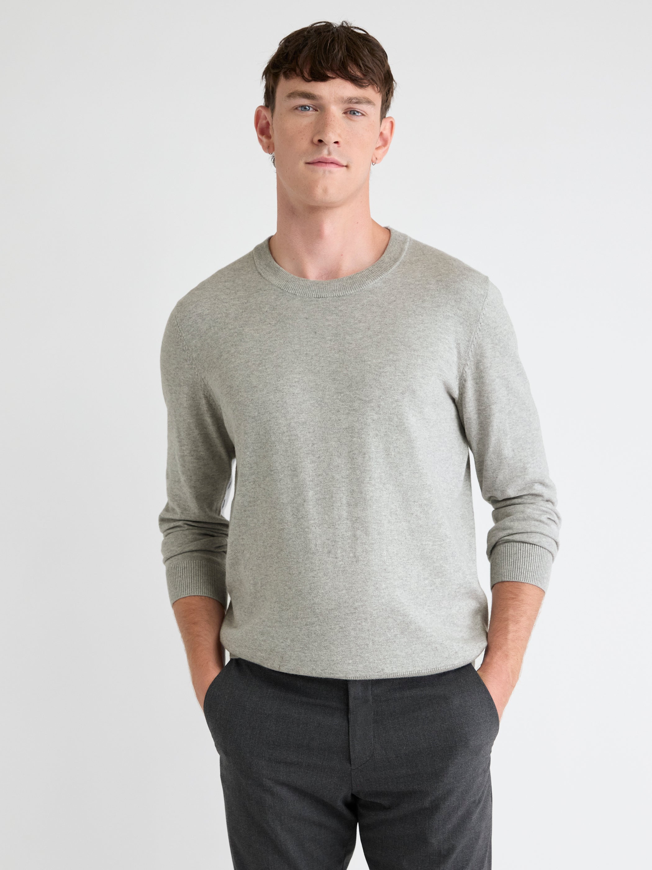 Long-Sleeve Crew-Neck Sweater rw&co Limited Time Discount