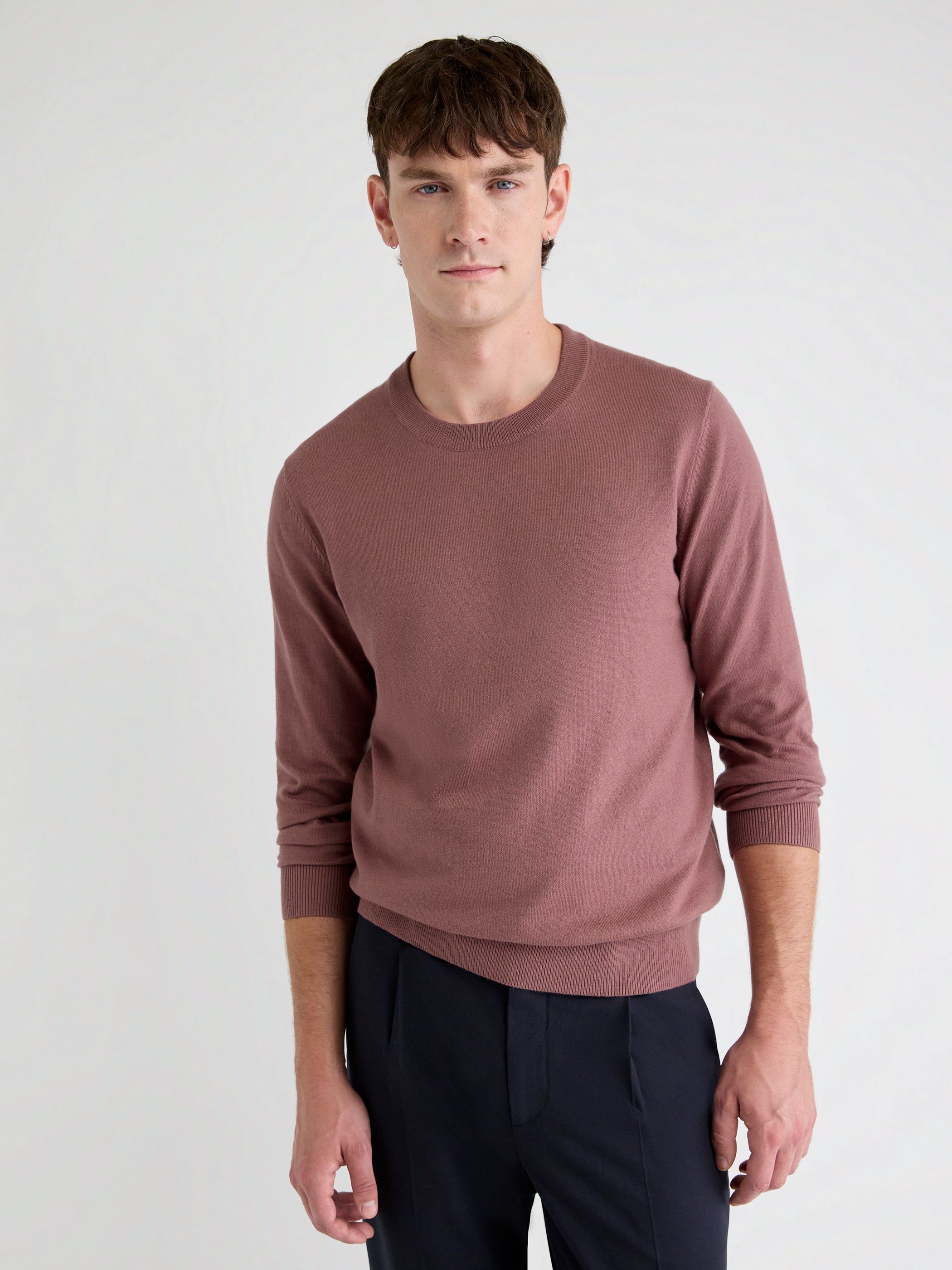 Long-Sleeve Crew-Neck Sweater rw&co Limited Time Discount