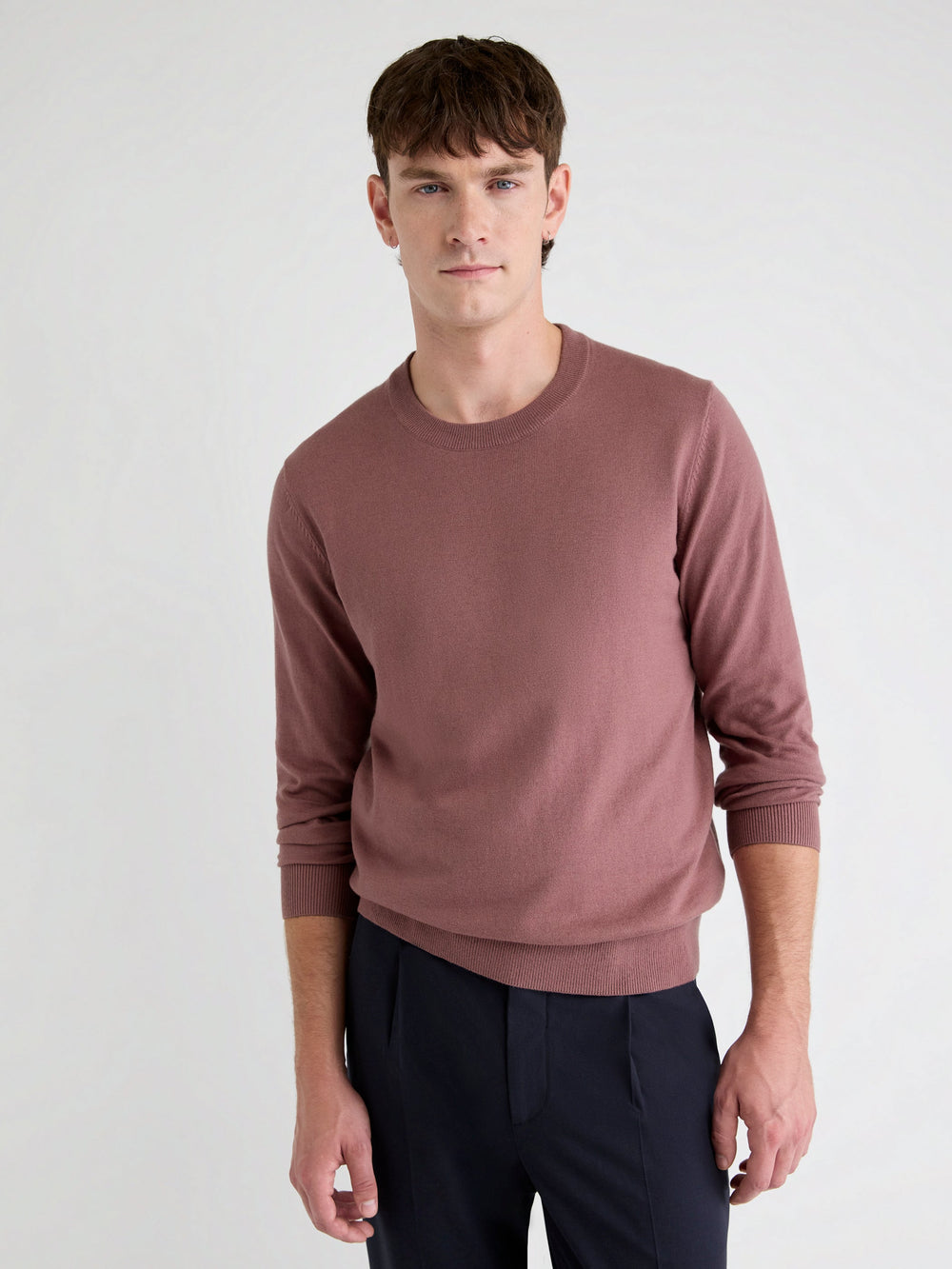 Long-Sleeve Crew-Neck Sweater rw&co Limited Time Discount