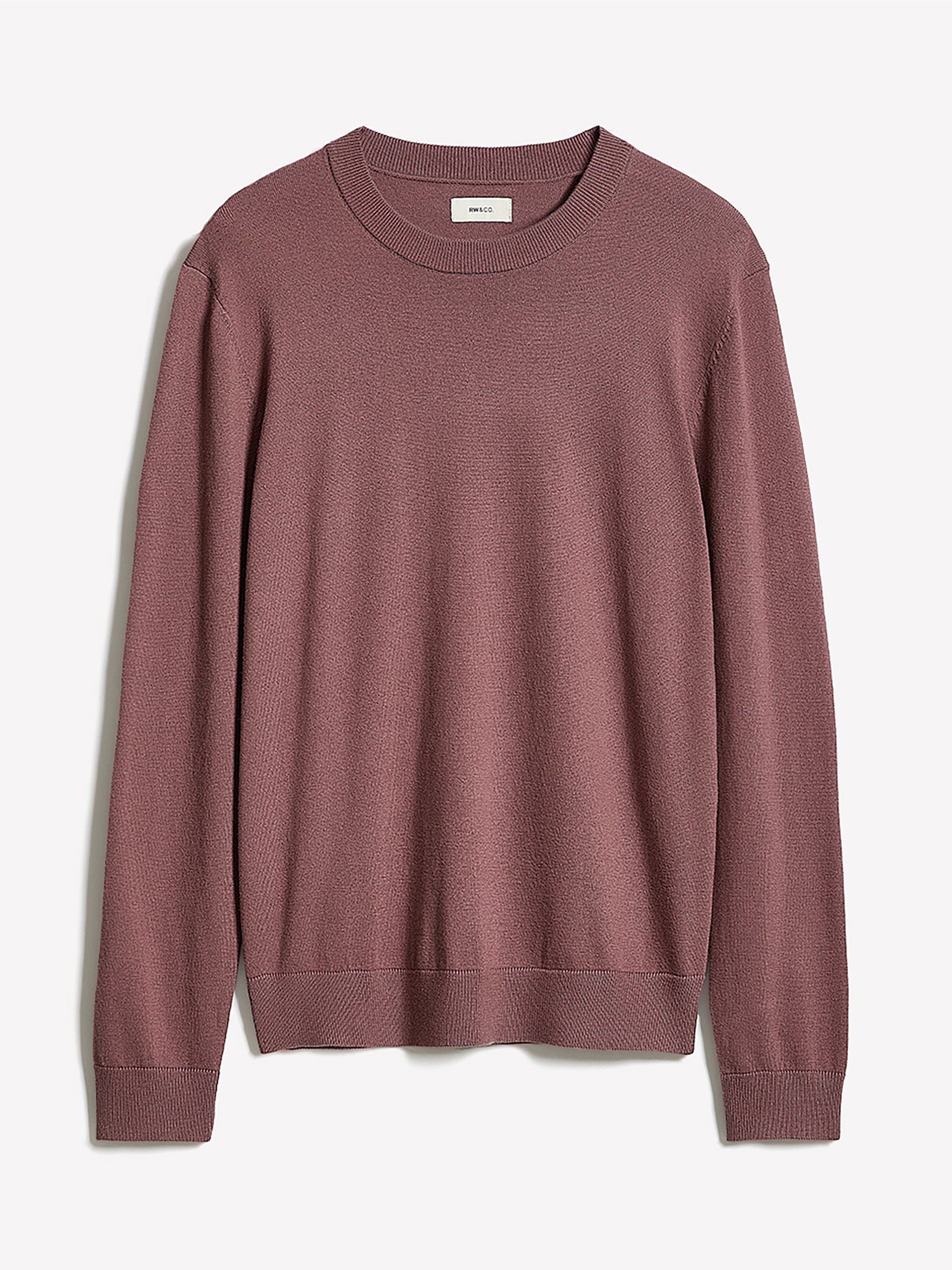 Long-Sleeve Crew-Neck Sweater rw&co Limited Time Discount