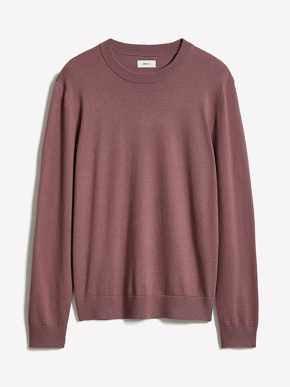 Long-Sleeve Crew-Neck Sweater rw&co Limited Time Discount