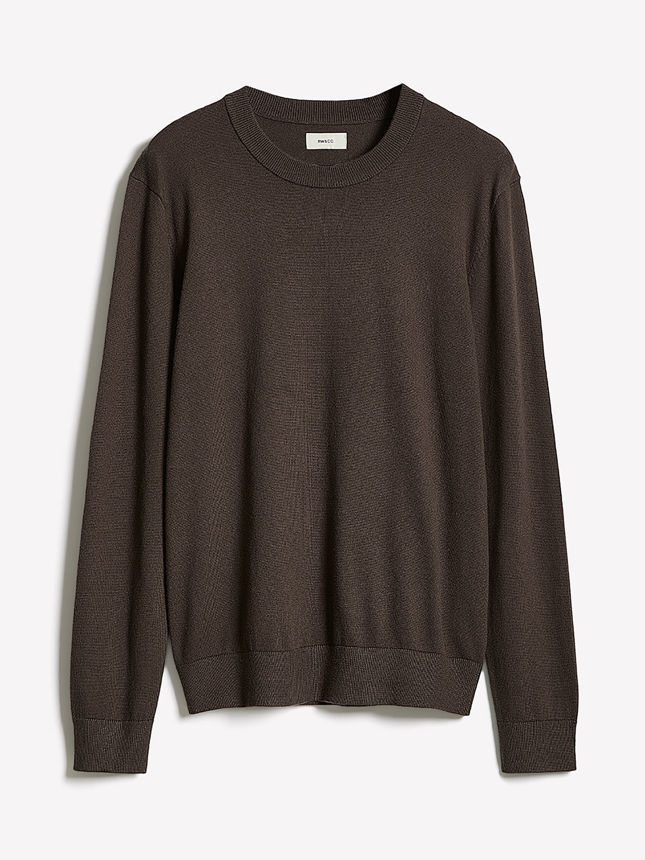 Long-Sleeve Crew-Neck Sweater rw&co Limited Time Discount