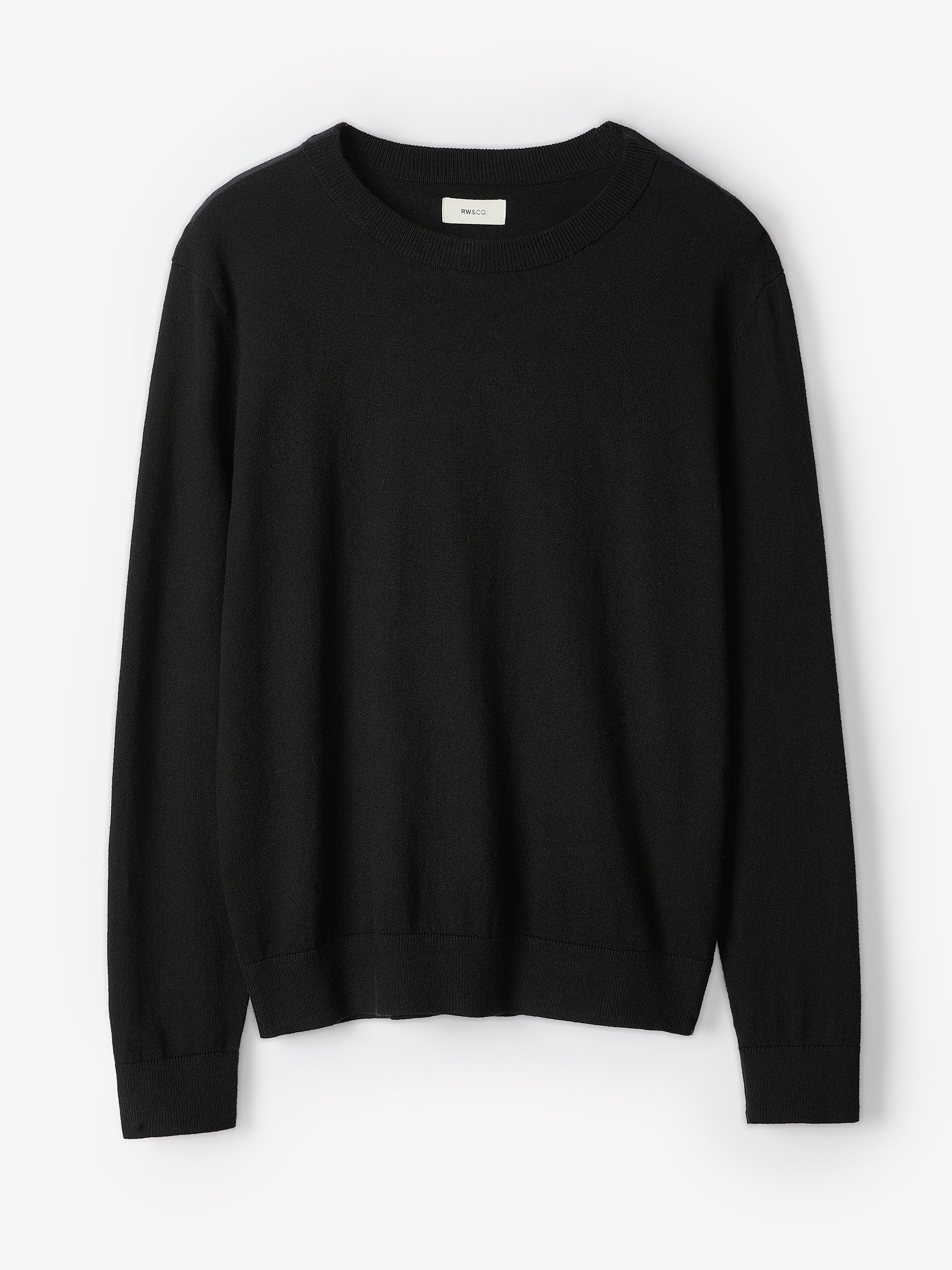 Long-Sleeve Crew-Neck Sweater rw&co Limited Time Discount