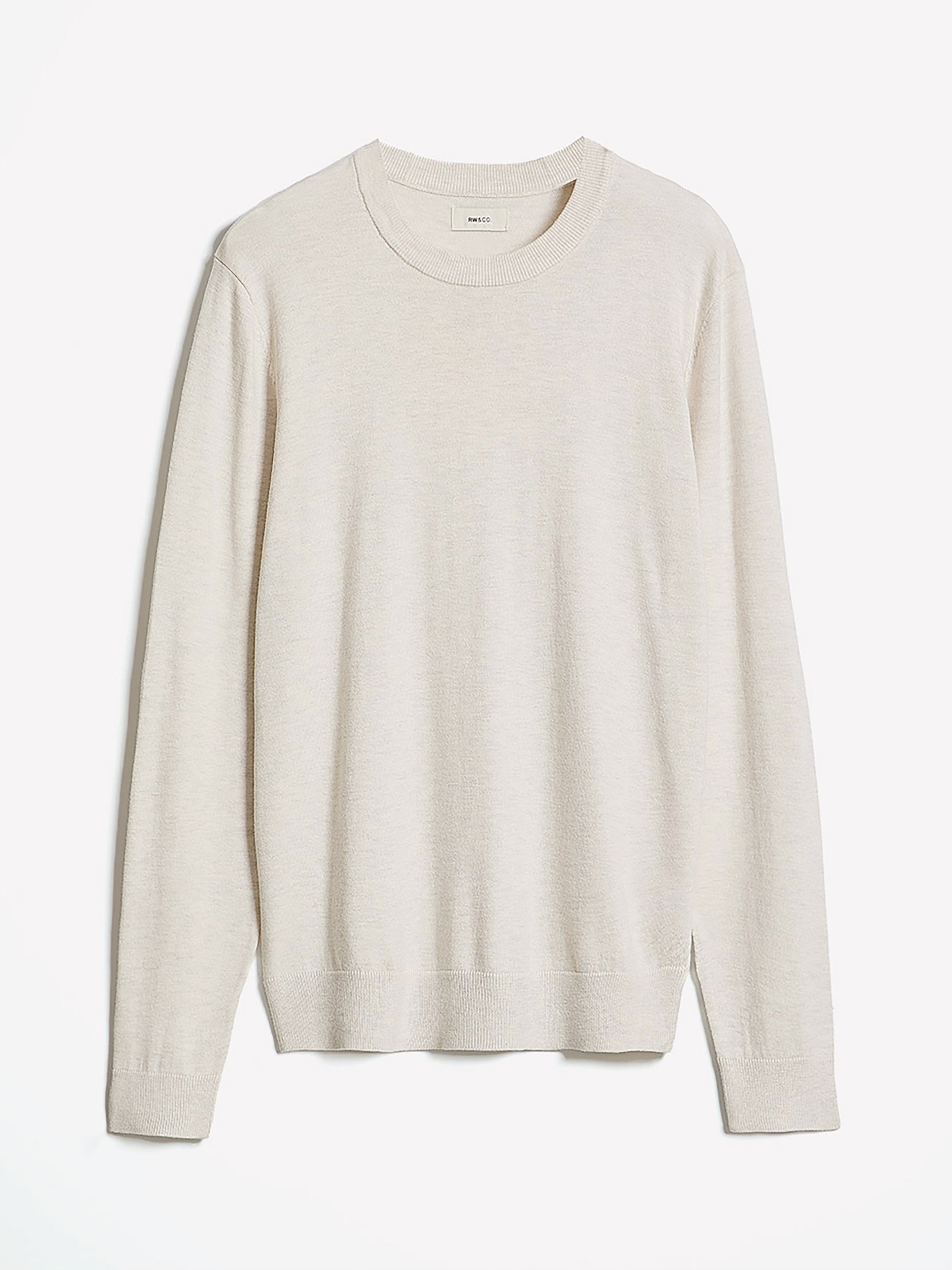 Long-Sleeve Crew-Neck Sweater rw&co Limited Time Discount