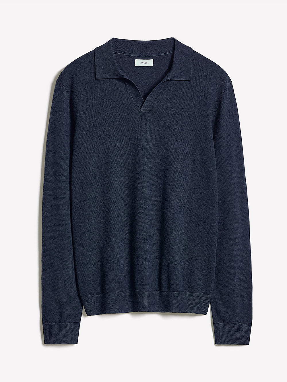 Long-Sleeve Sweater with Johnny Collar rw&co Special Offer