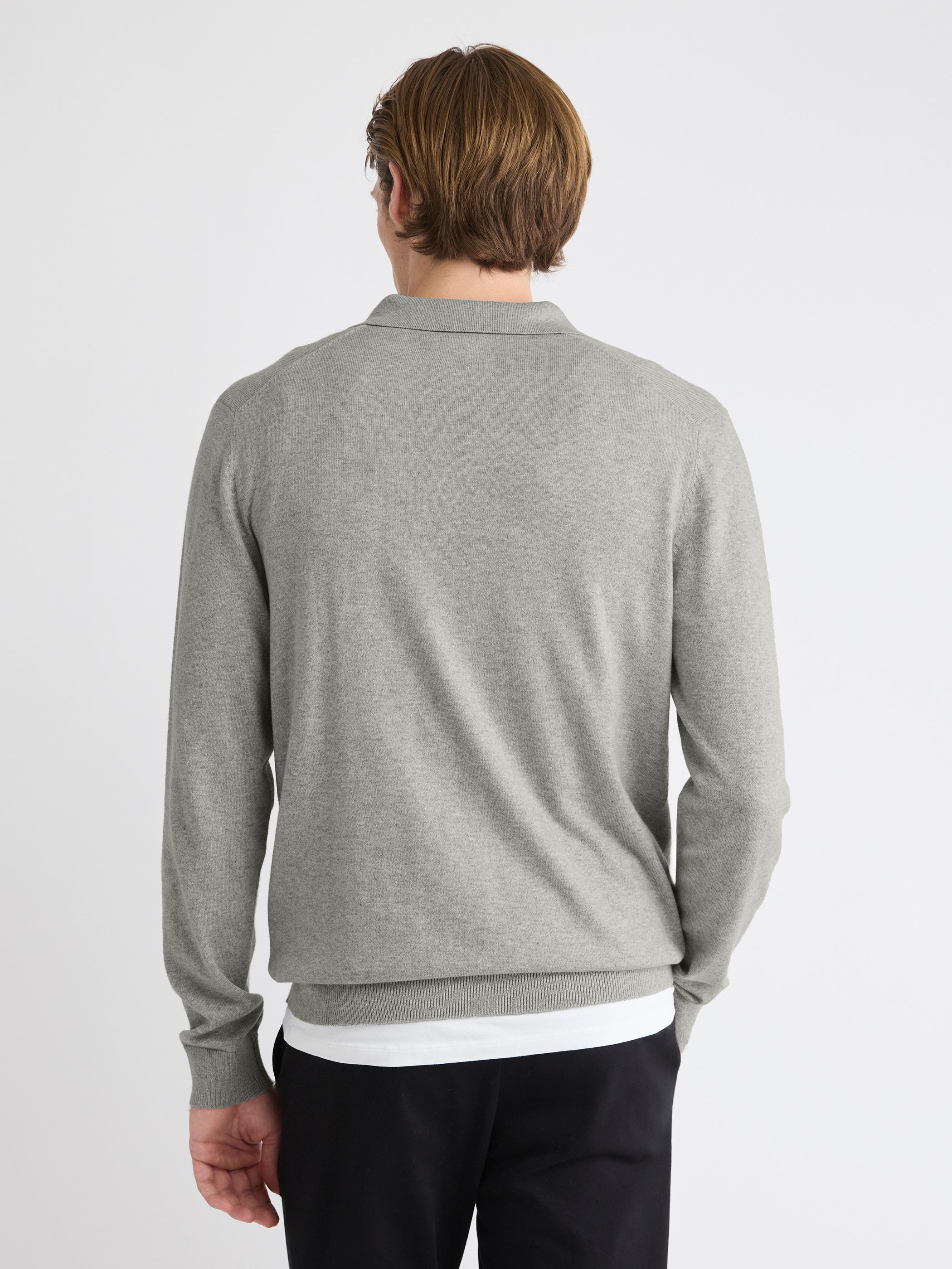 Long-Sleeve Sweater with Johnny Collar rw&co Special Offer