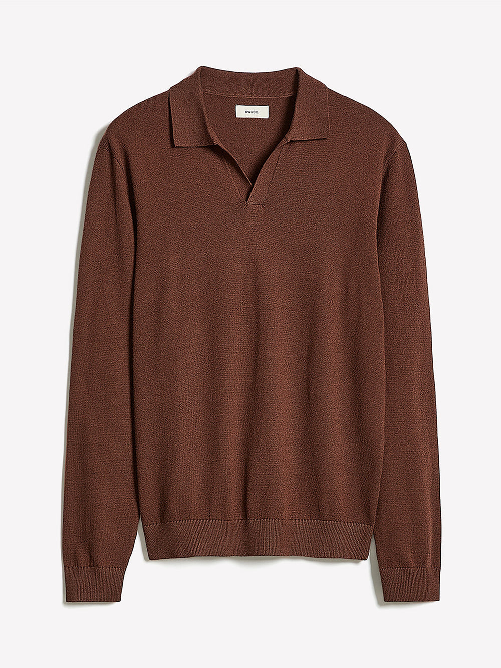 Long-Sleeve Sweater with Johnny Collar rw&co Special Offer