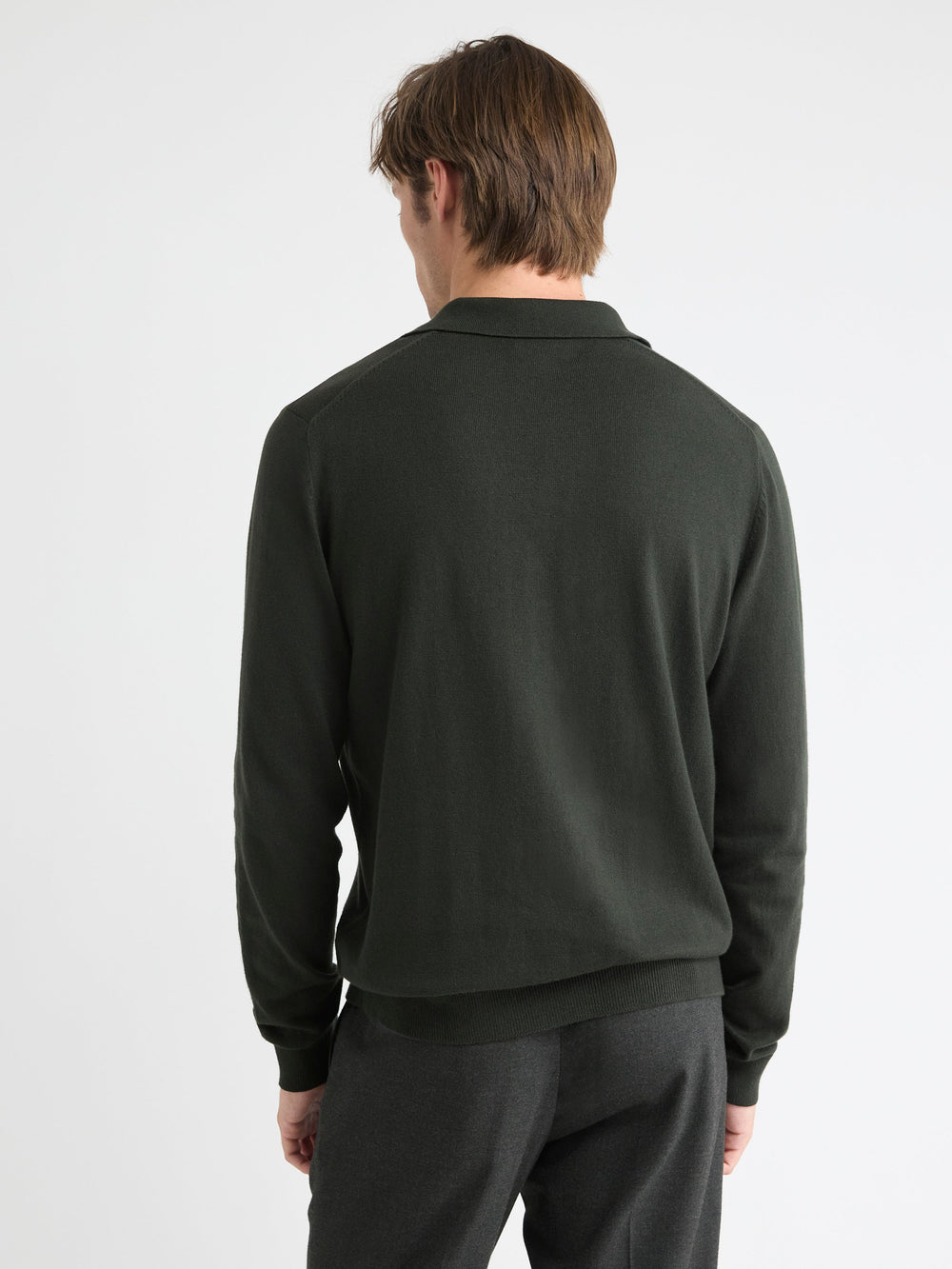 Long-Sleeve Sweater with Johnny Collar rw&co Special Offer