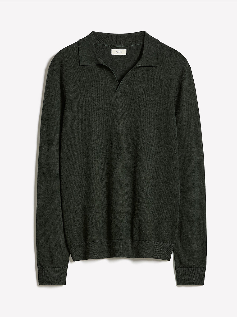 Long-Sleeve Sweater with Johnny Collar rw&co Special Offer