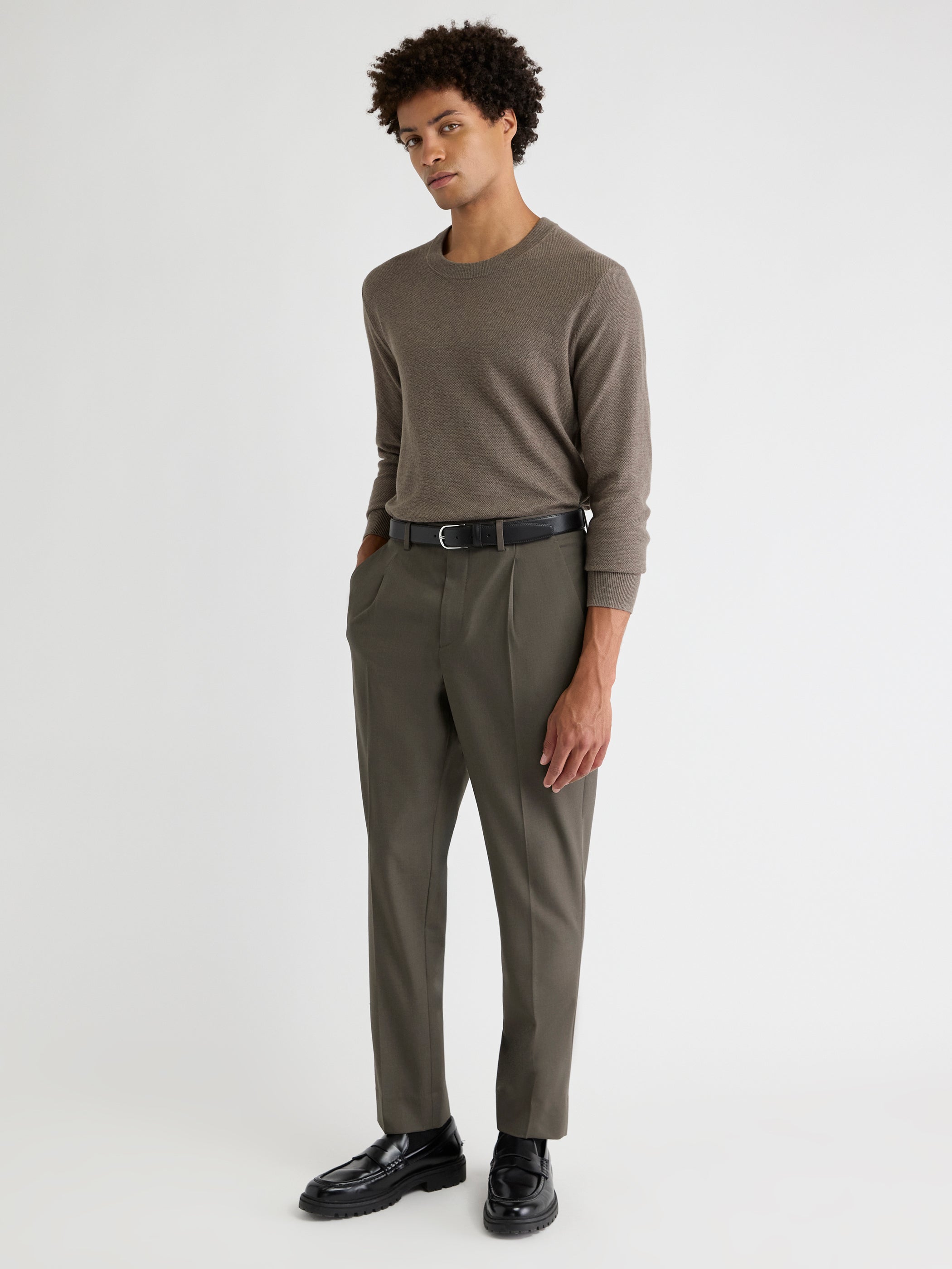 Long-Sleeve Crew-Neck Sweater rw&co Special Offer