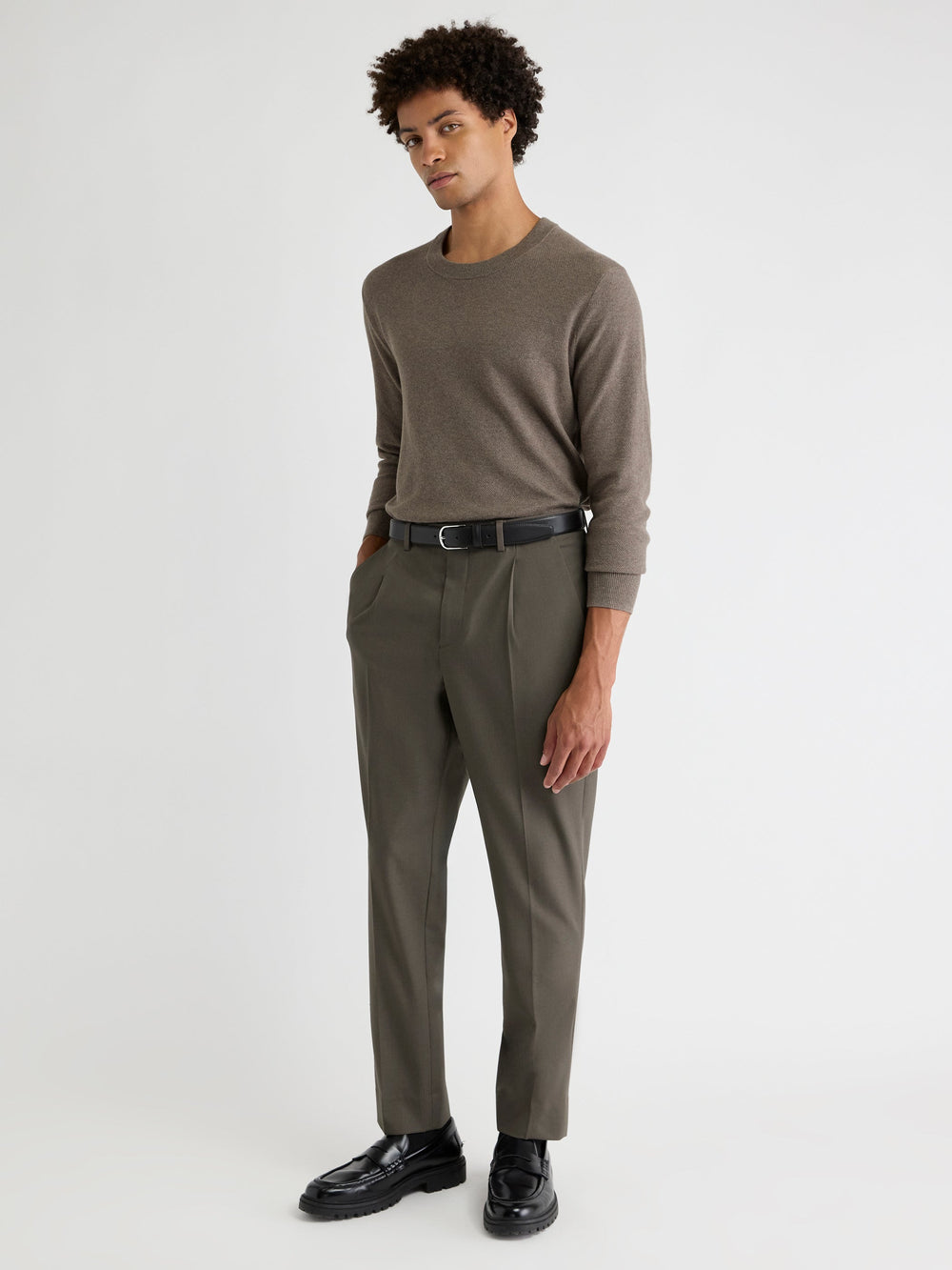 Long-Sleeve Crew-Neck Sweater rw&co Special Offer