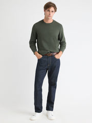 Long-Sleeve Crew-Neck Sweater rw&co Special Offer