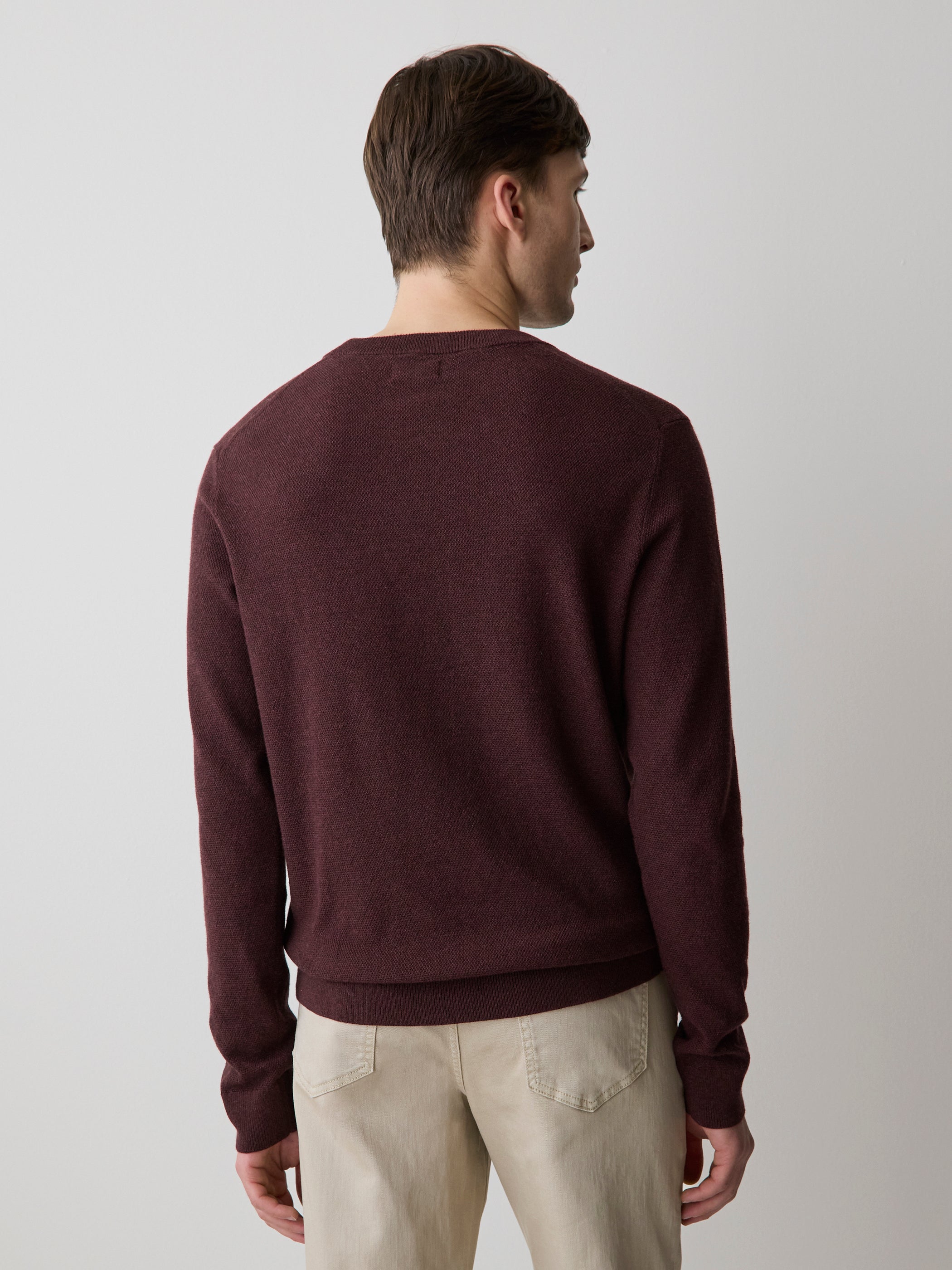 Long-Sleeve Crew-Neck Sweater rw&co Special Offer