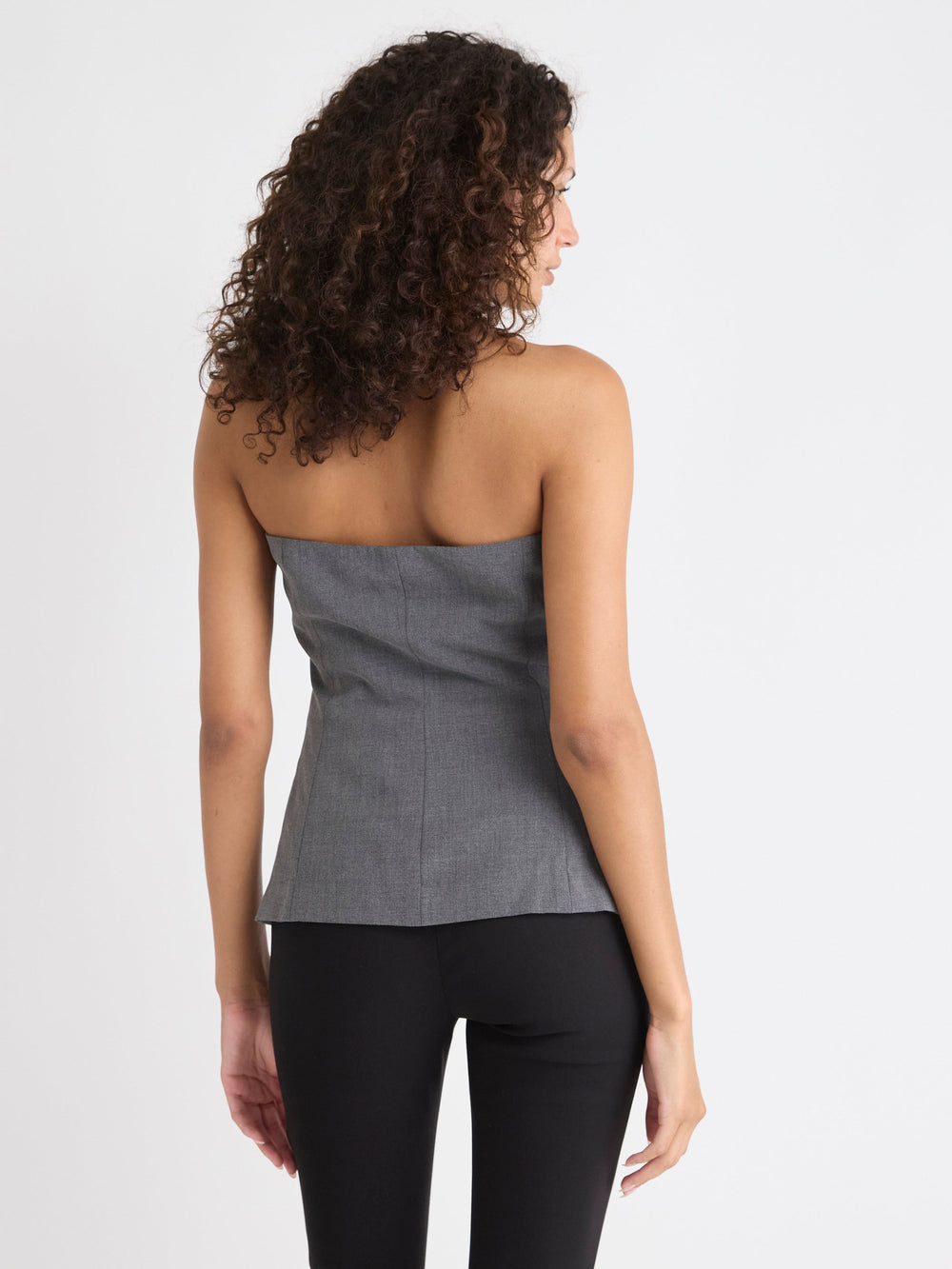 Sleeveless Bustier Blouse rw&co Limited Time Discount
