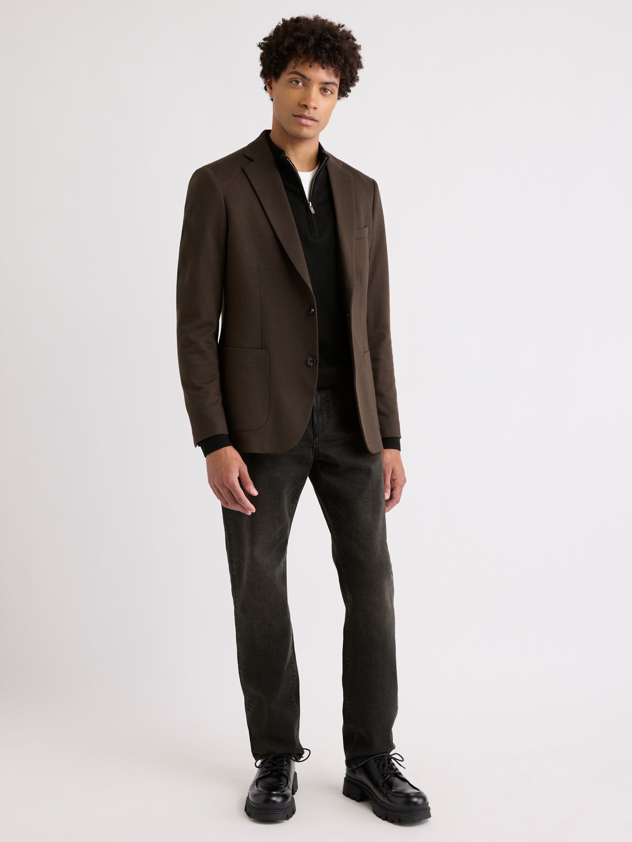 Slim-Fit Knit Blazer rw&co On Sale