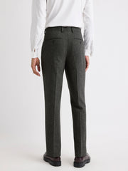 Pleated Tapered-Leg Tweed Suit Pant rw&co Limited Time Discount