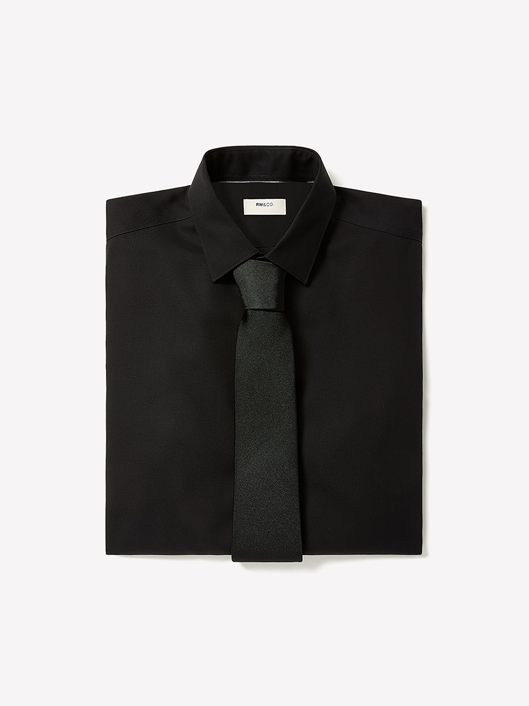 Slim Fit Solid Supima (R) Cotton Twill Dress Shirt rw&co Great Value Deal