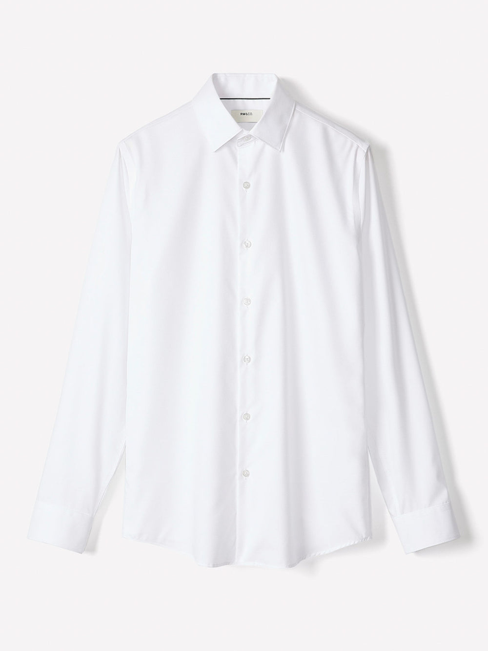 Slim Fit Solid Supima (R) Cotton Twill Dress Shirt rw&co Great Value Deal