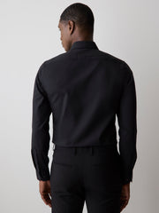 Slim Fit Solid Supima (R) Cotton Twill Dress Shirt rw&co Great Value Deal