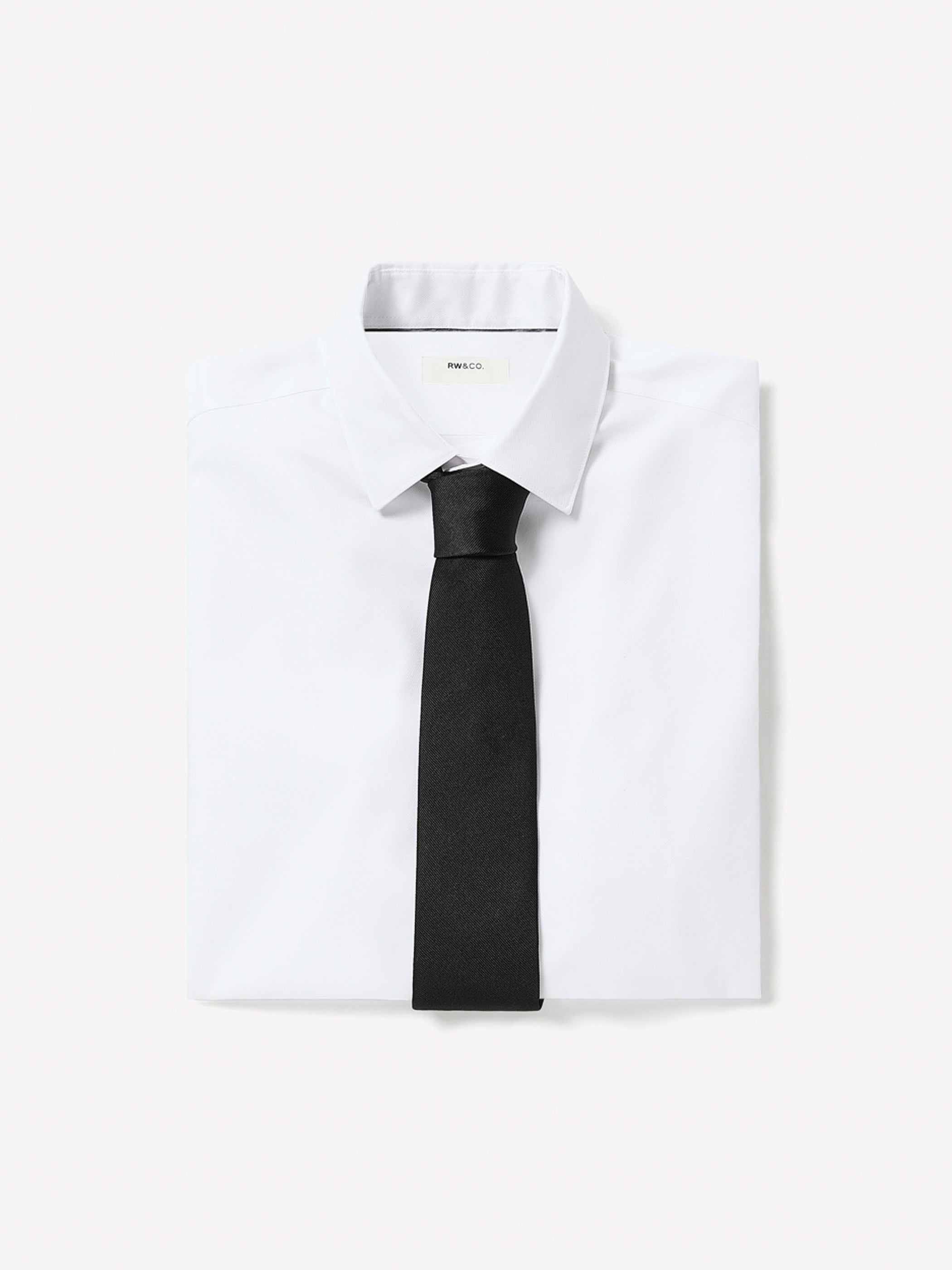 Slim Fit Solid Supima (R) Cotton Twill Dress Shirt rw&co Great Value Deal
