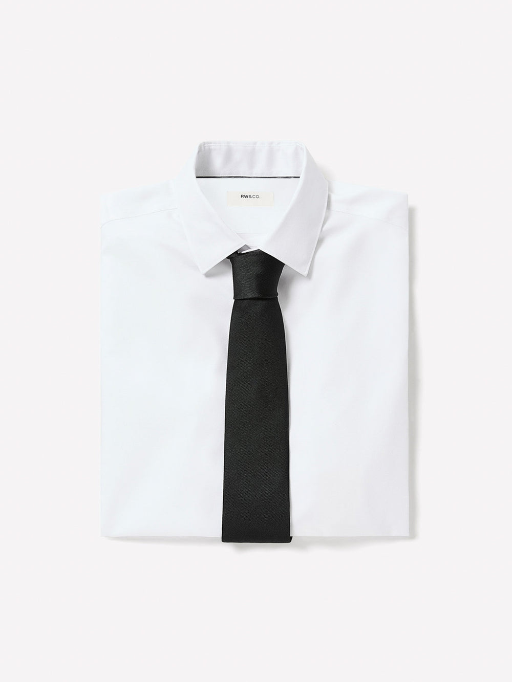 Regular Fit Solid Supima (R) Twill Dress Shirt rw&co Special Offer