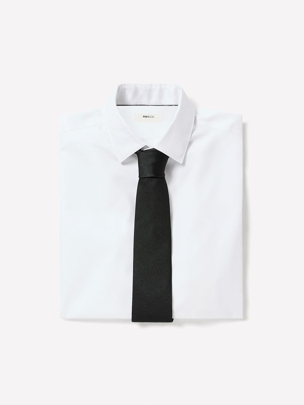 Regular Fit Solid Supima (R) Twill Dress Shirt rw&co Special Offer