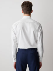 Tailored Fit Solid Twill Dress Shirt rw&co Special Promo Price