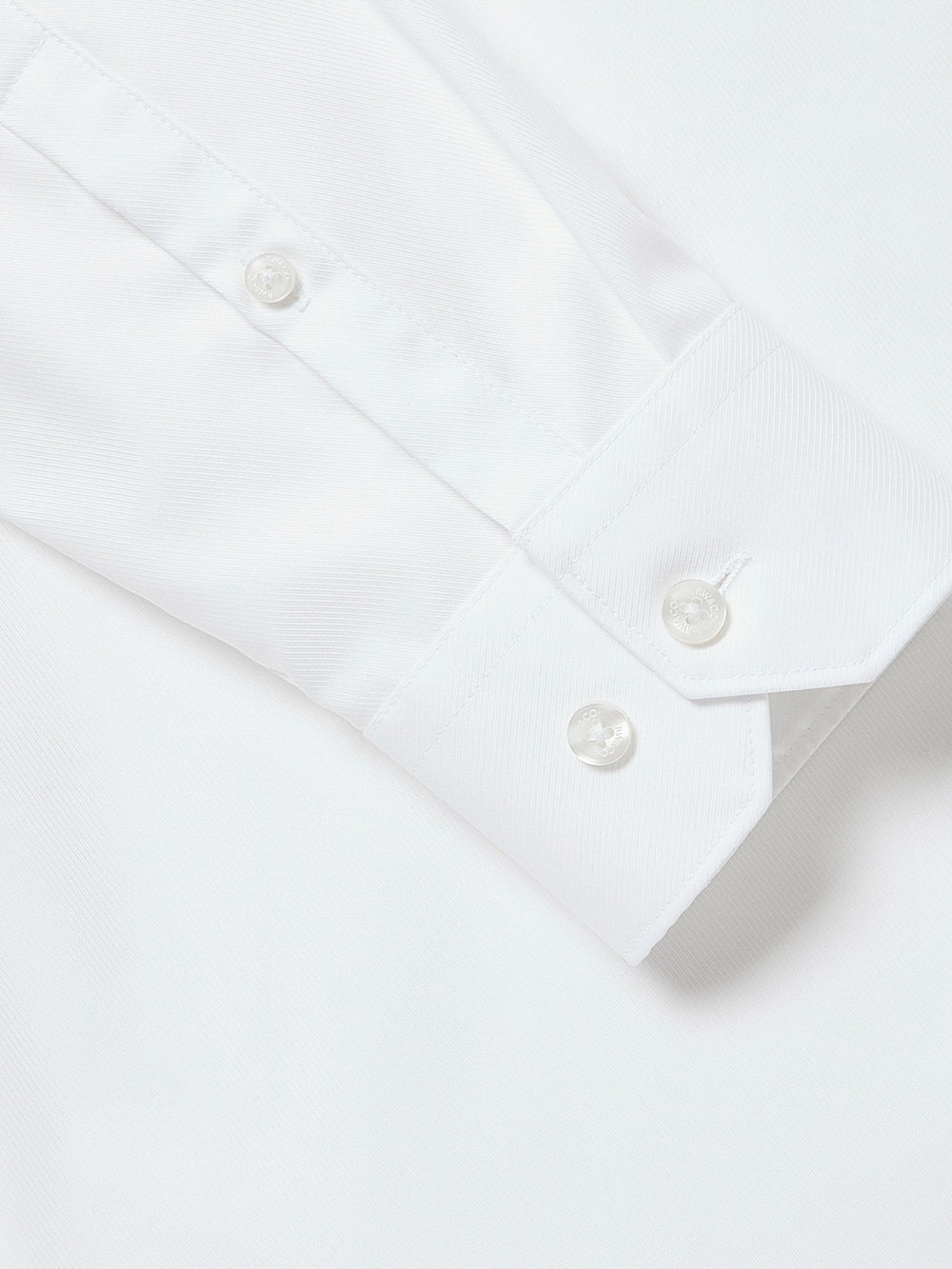 Tailored Fit Solid Twill Dress Shirt rw&co Special Promo Price