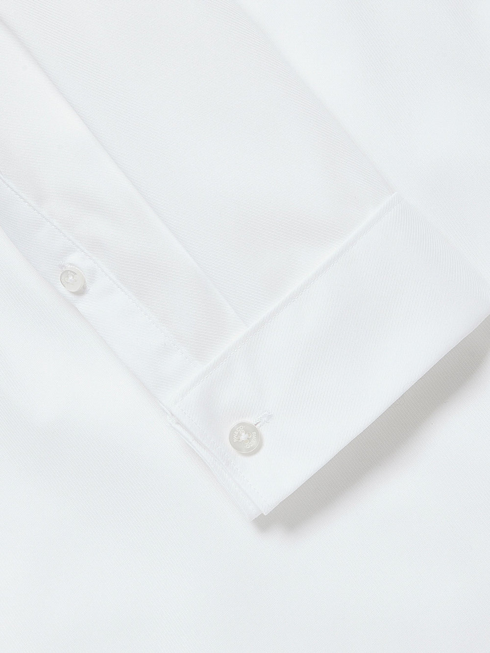 Slim Fit White Supima (R) Twill Dress Shirt rw&co On Sale