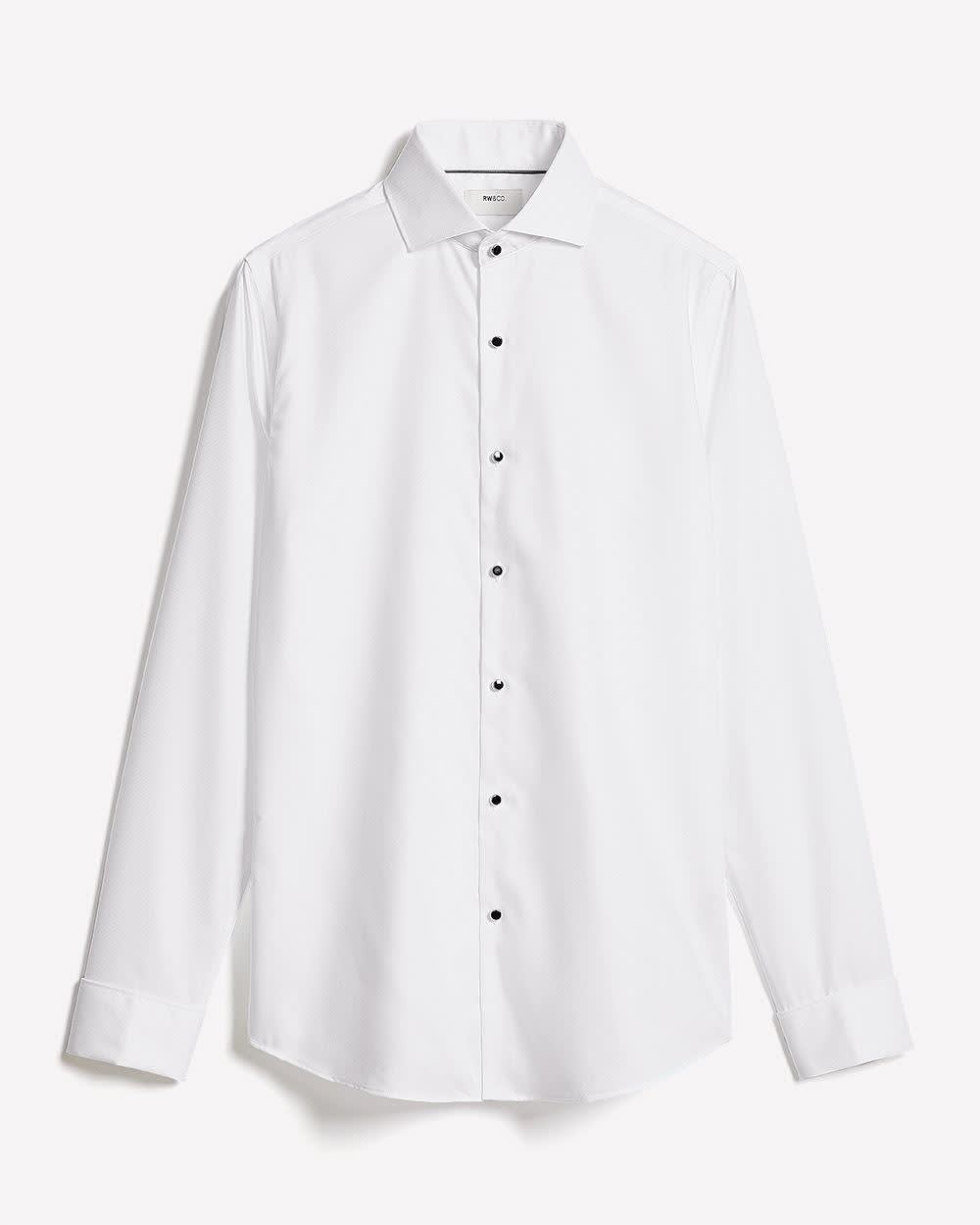 Supima (R) Cotton Slim Fit Tuxedo Shirt with French Cuffs rw&co Special Offer