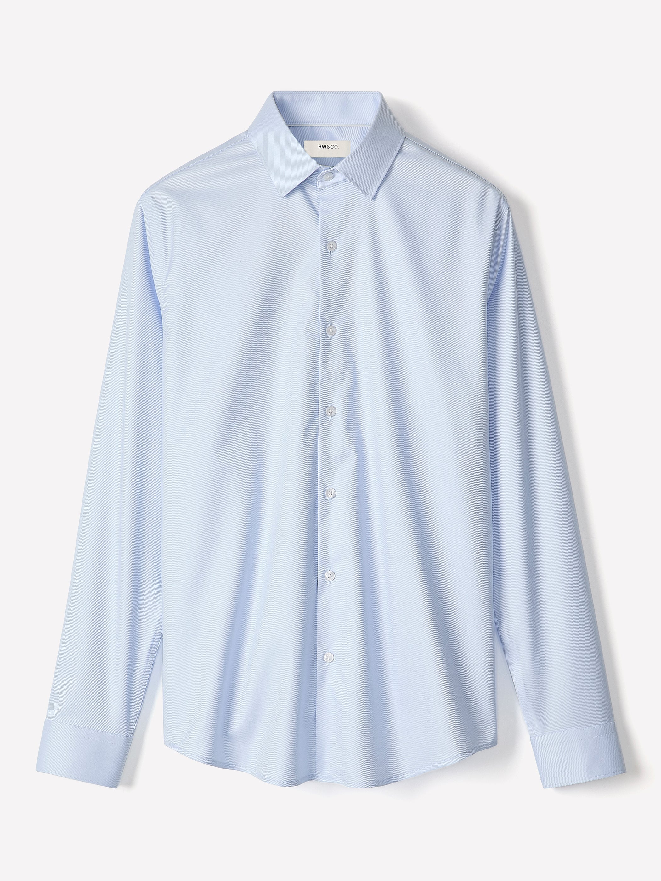 Slim Fit White Dress Shirt rw&co Limited Time Discount