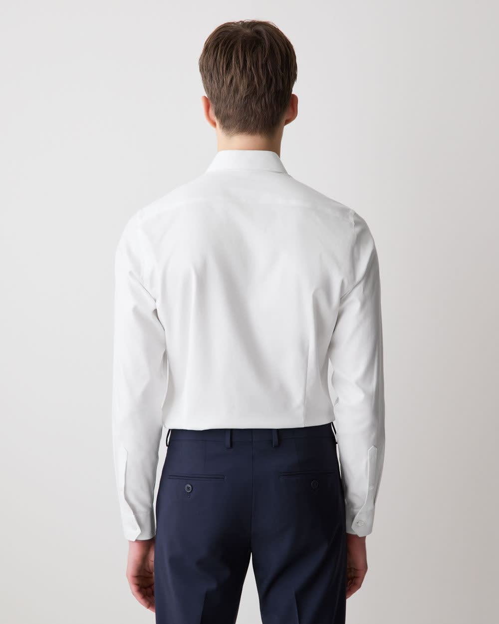 Slim Fit White Dress Shirt rw&co Limited Time Discount