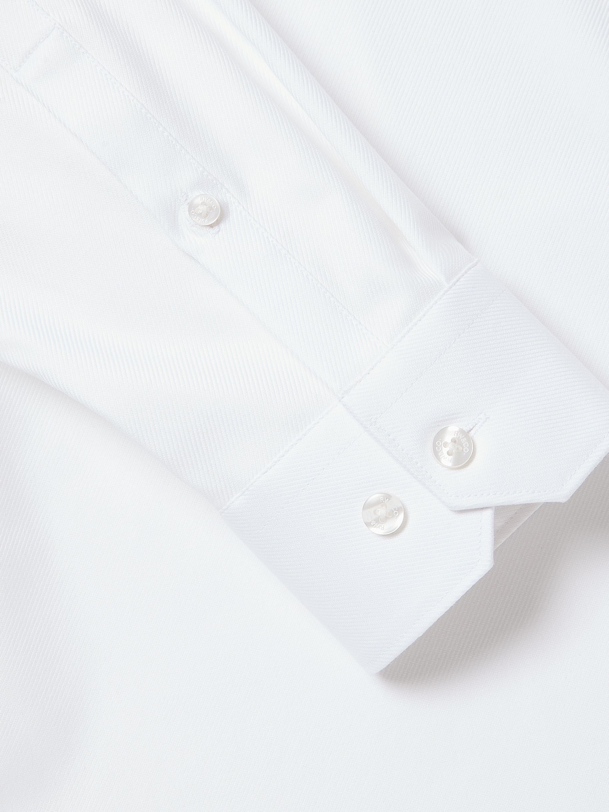 Slim Fit White Dress Shirt rw&co Limited Time Discount