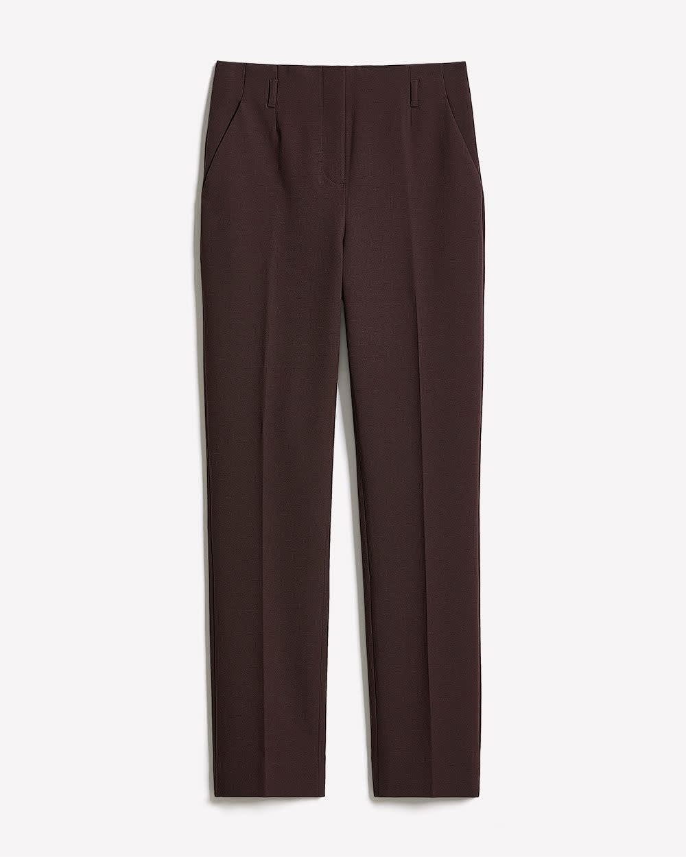 High-Rise Long Slim-Leg Pant rw&co Great Value Deal