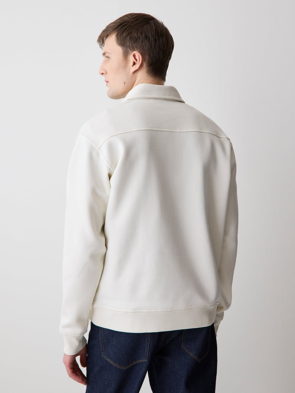Fleece Long-Sleeve Polo rw&co Exclusive Sale Price