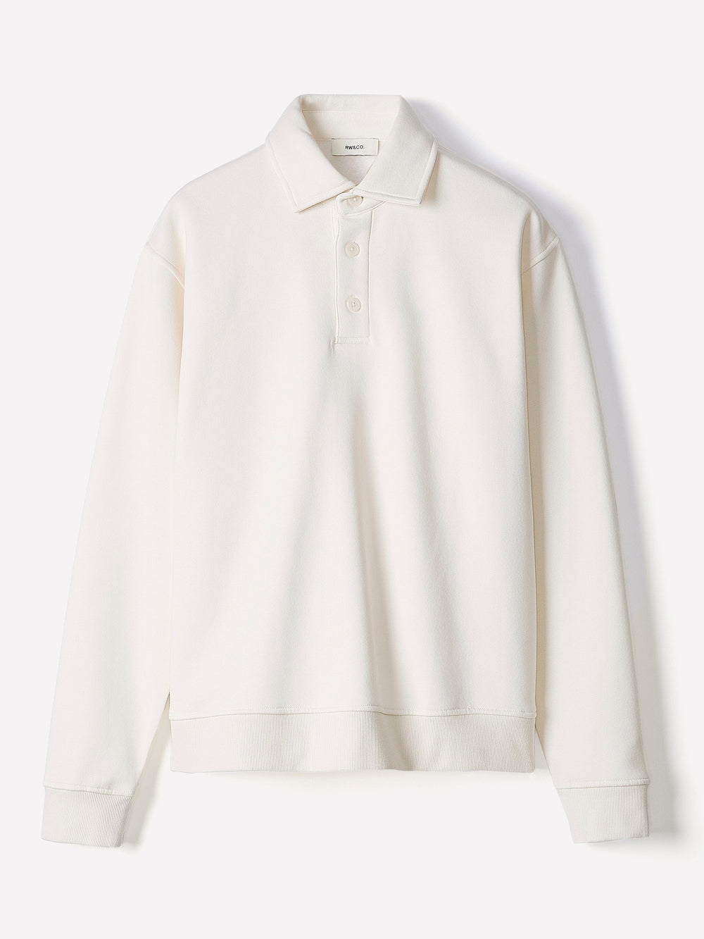 Fleece Long-Sleeve Polo rw&co Exclusive Sale Price