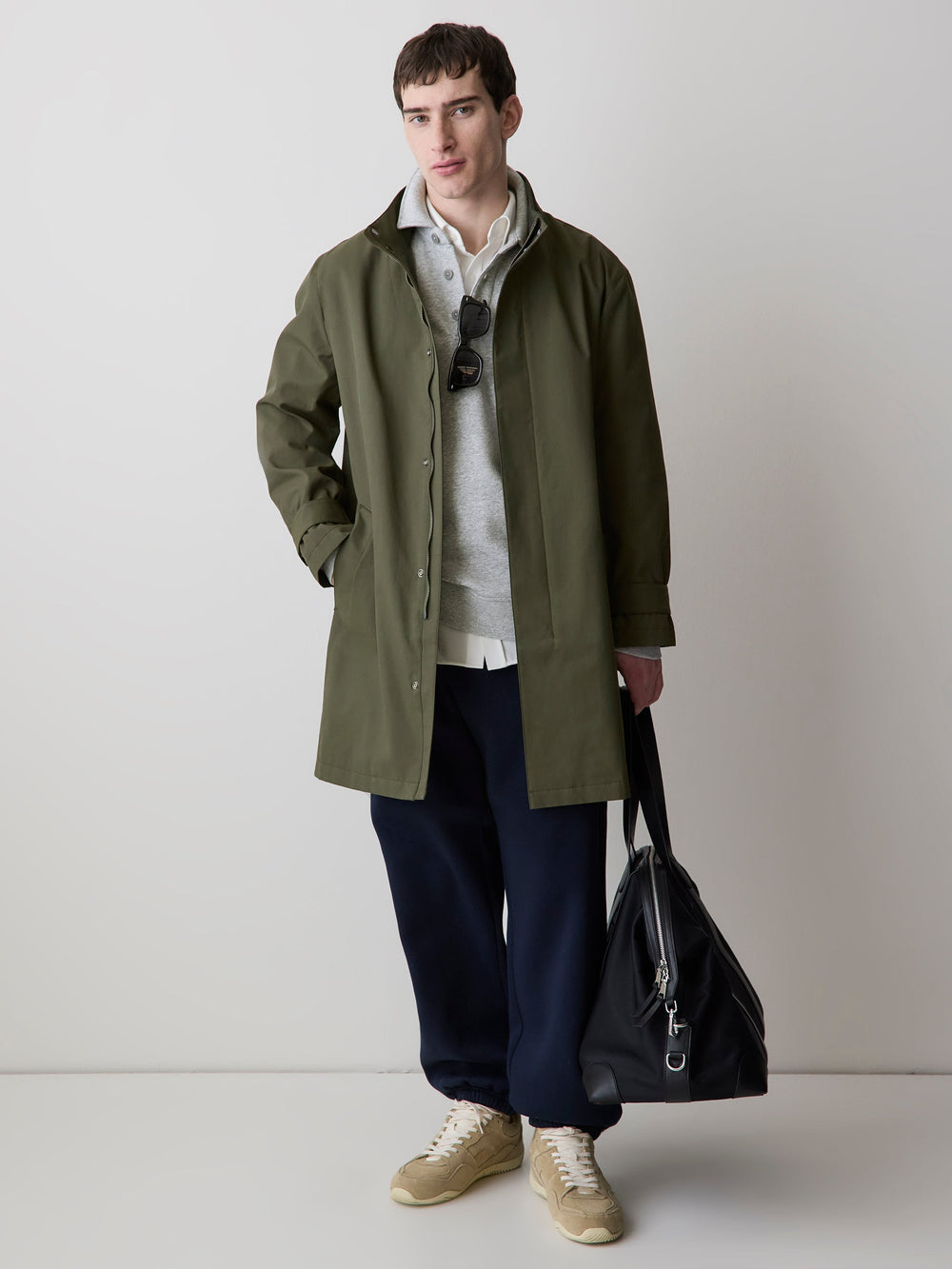 Fleece Long-Sleeve Polo rw&co Exclusive Sale Price