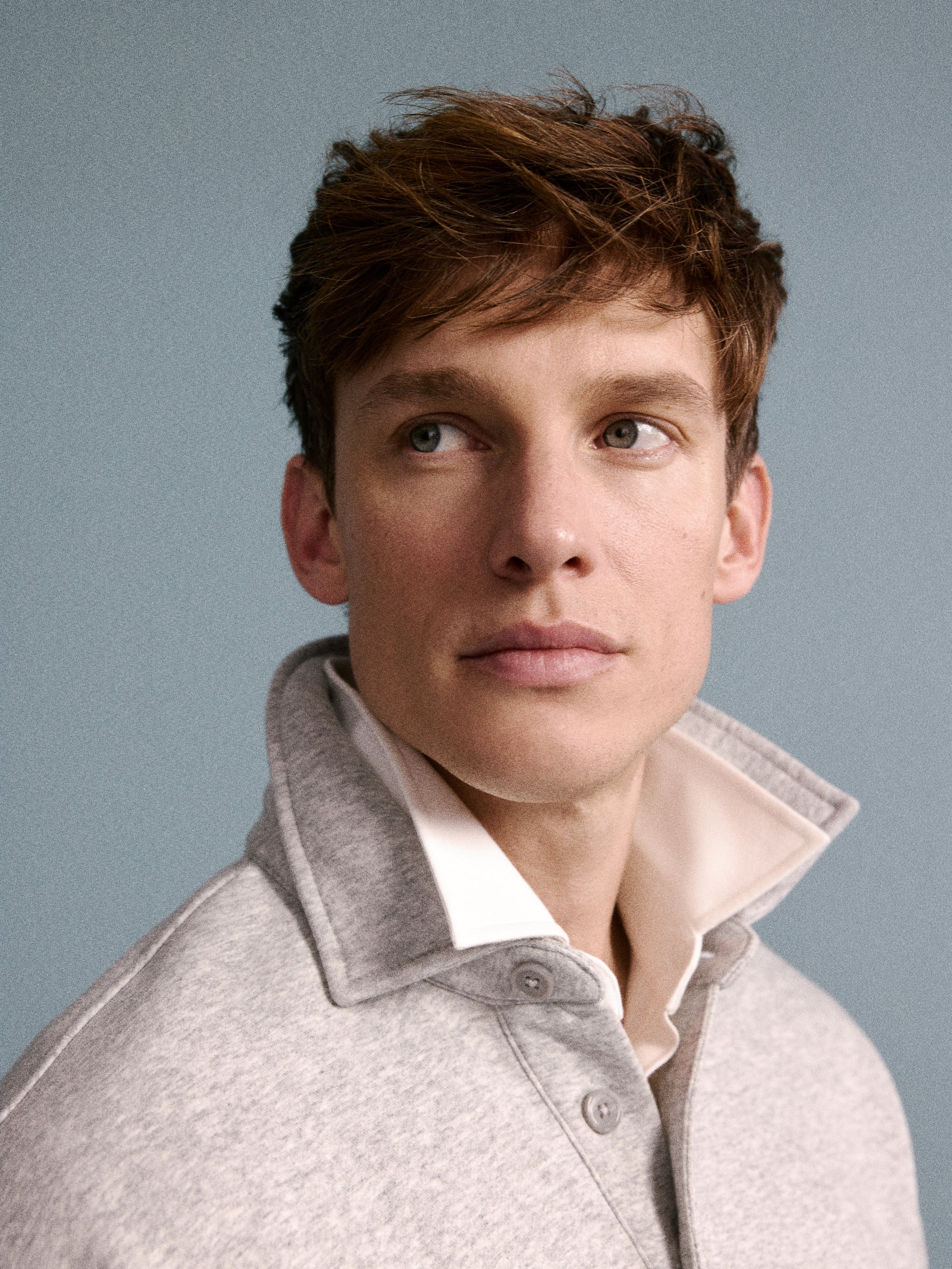 Fleece Long-Sleeve Polo rw&co Exclusive Sale Price