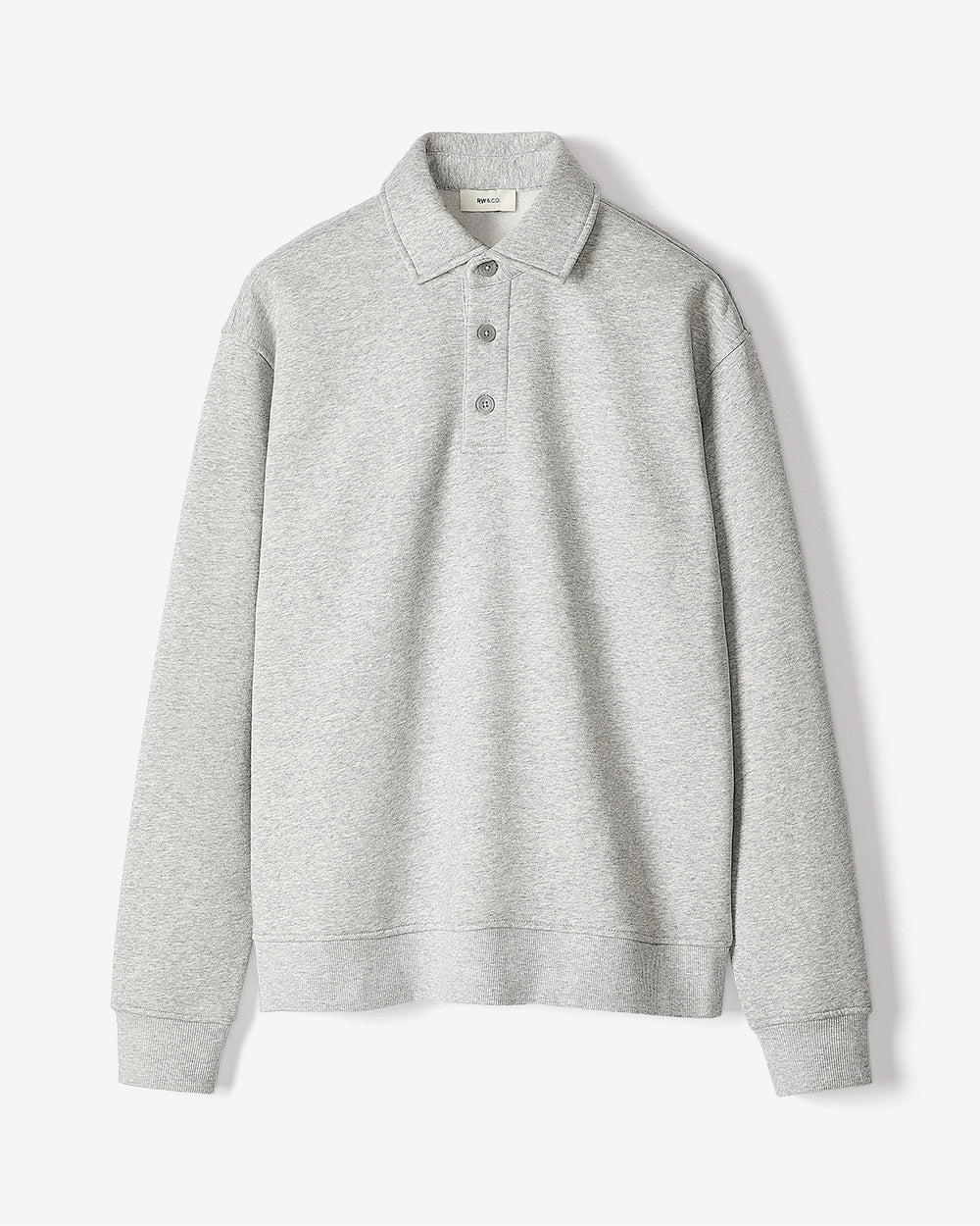Fleece Long-Sleeve Polo rw&co Exclusive Sale Price