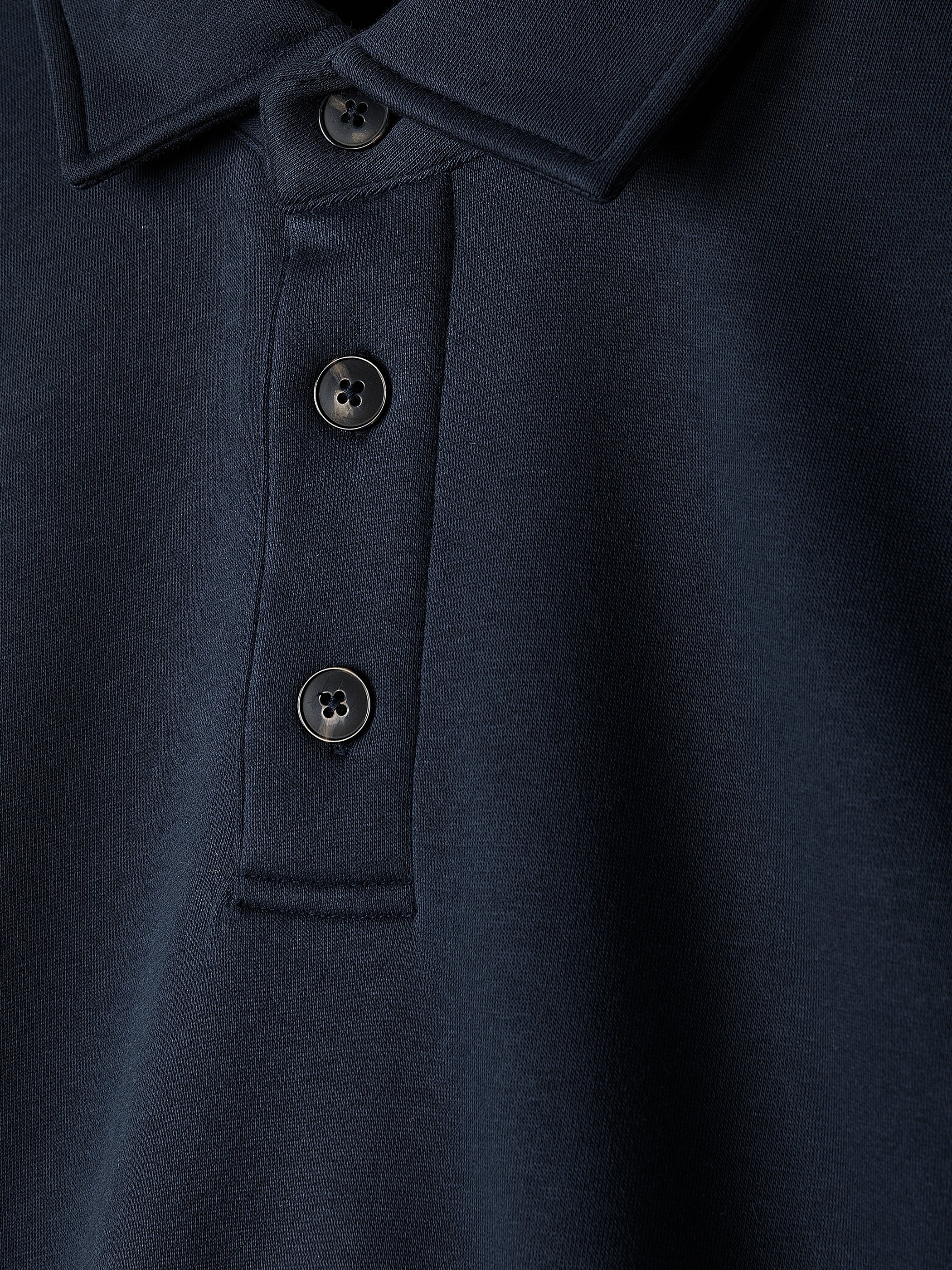 Fleece Long-Sleeve Polo rw&co Exclusive Sale Price