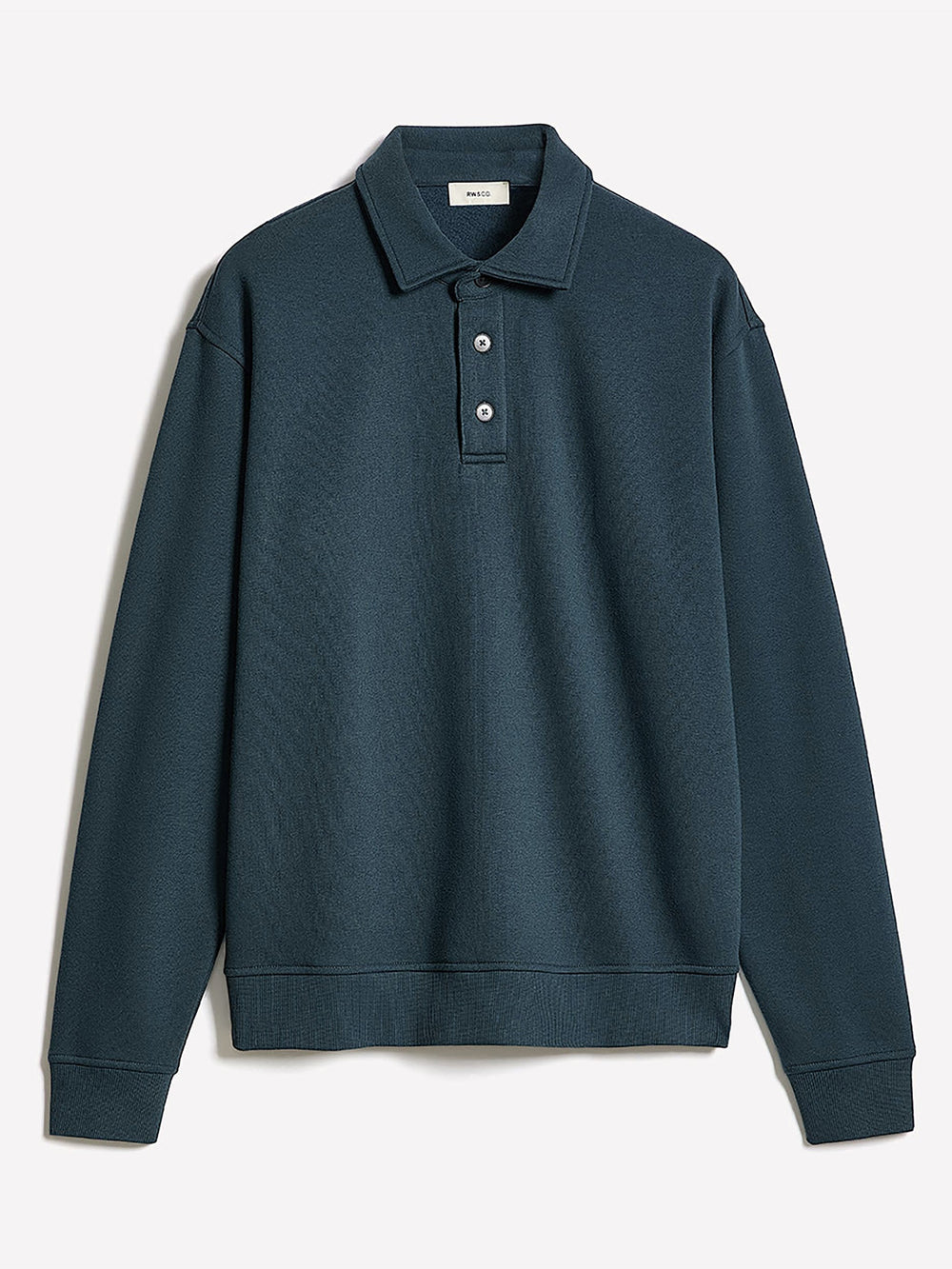 Fleece Long-Sleeve Polo rw&co Exclusive Sale Price